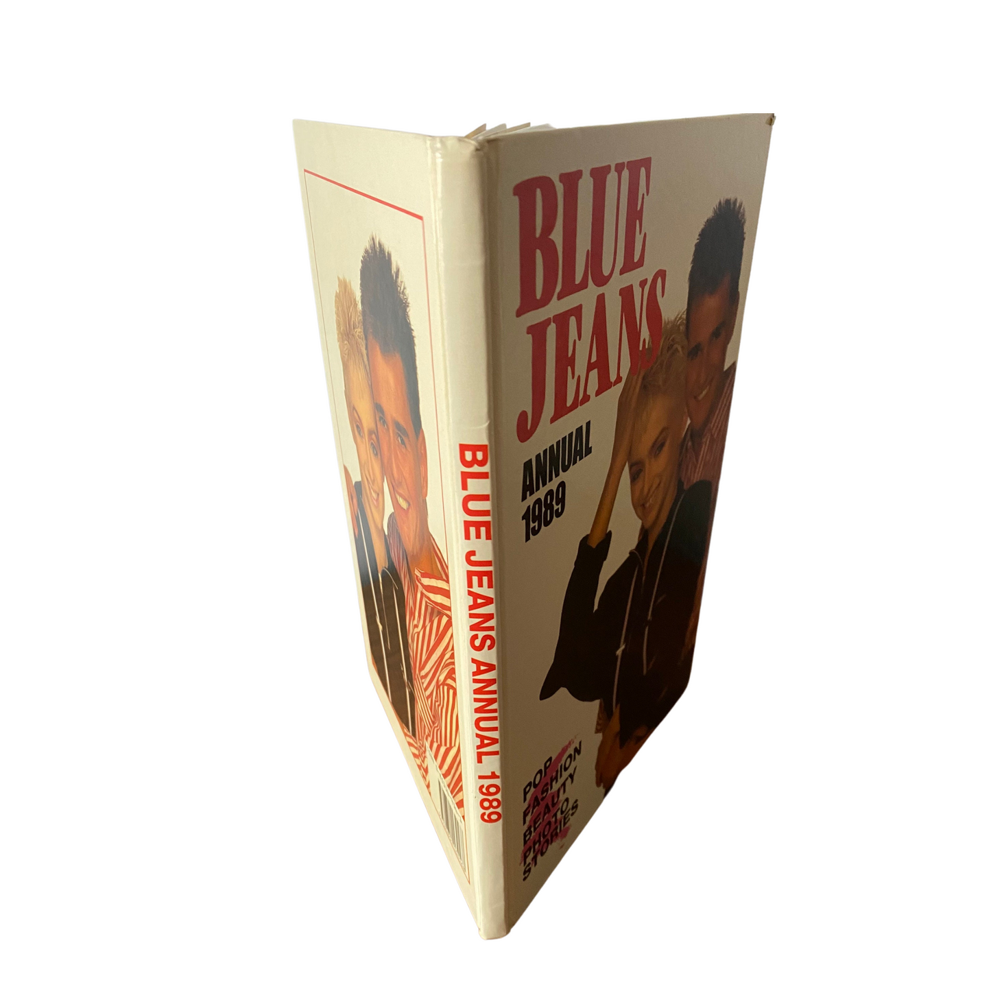 Vintage Blue Jeans Annual 1989 . Packed full of fashion and photo stories etc . Great nostalgic gift idea
