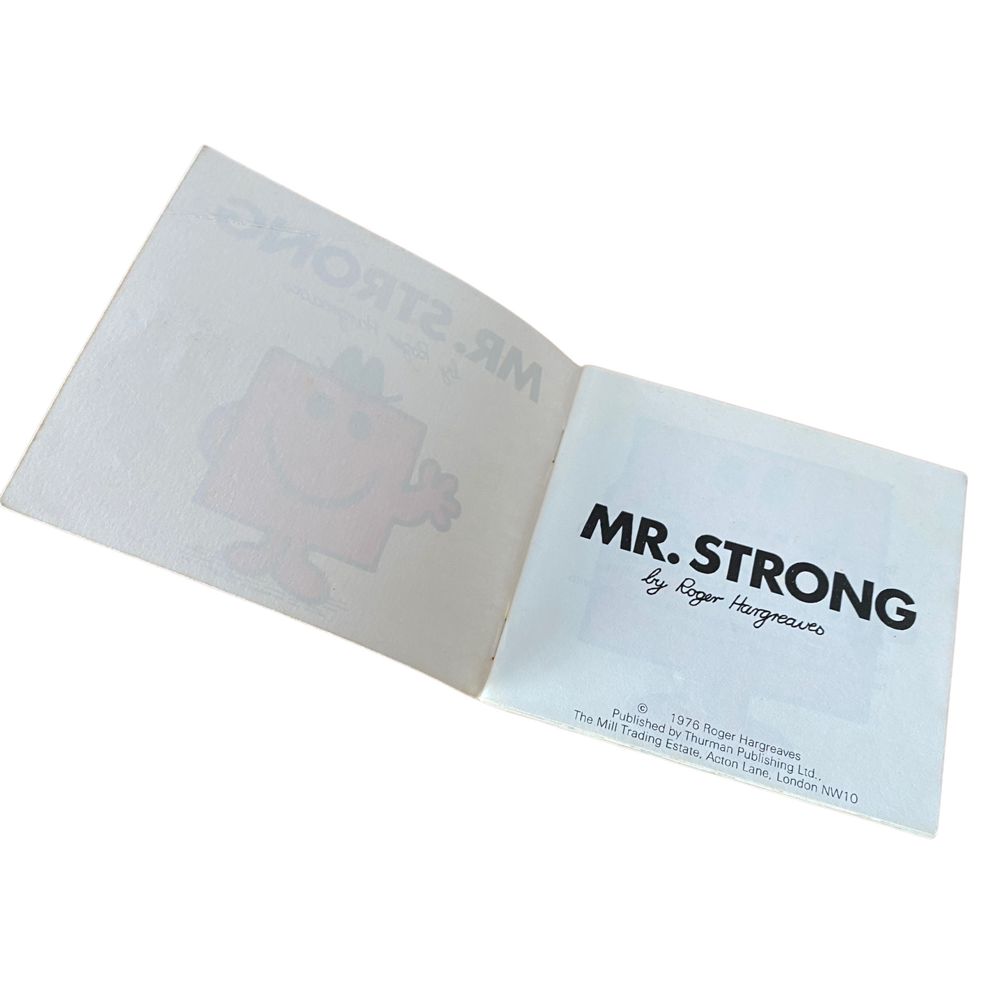 Classic Mr. Men Book - Mr Strong - 1970s Edition