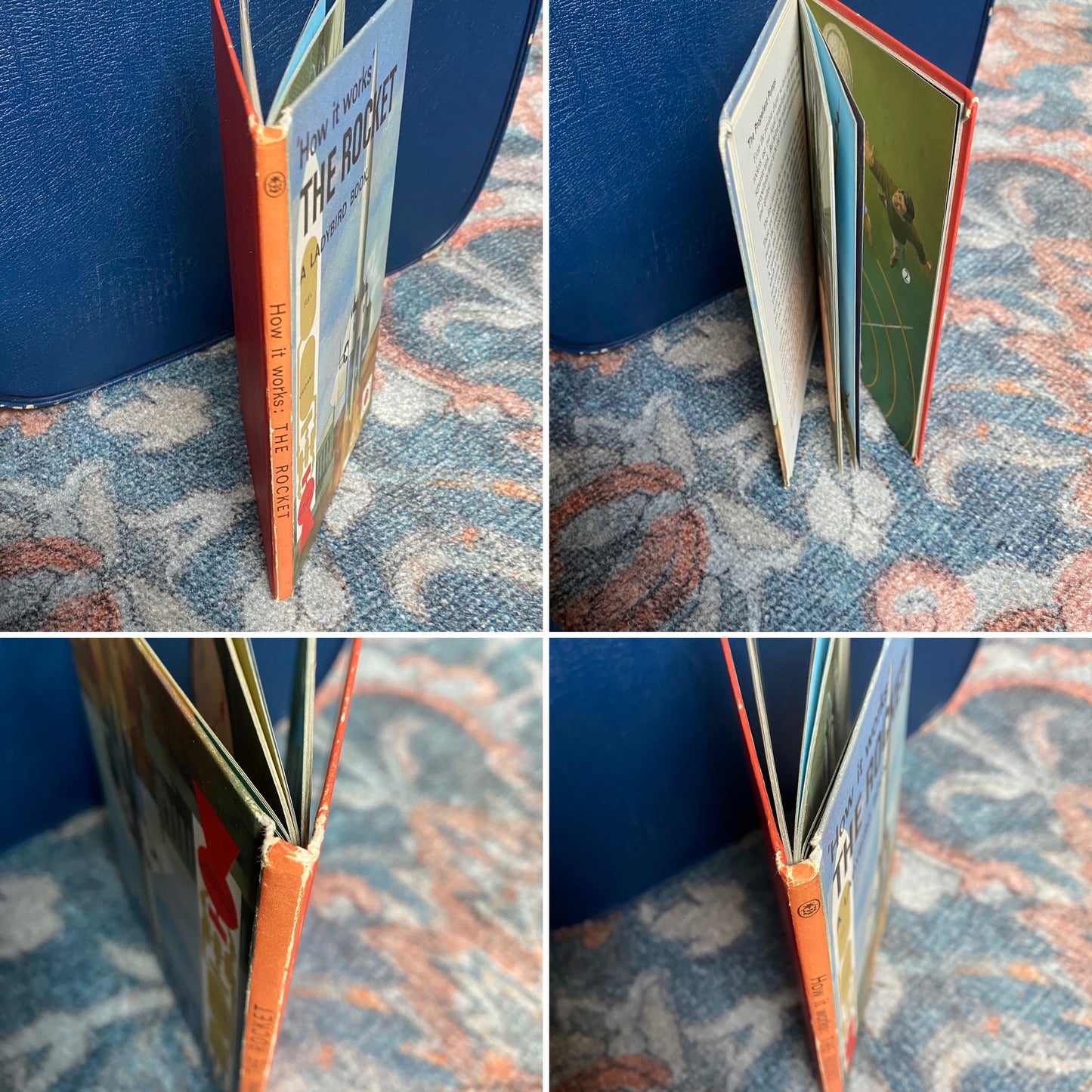 Vintage 1970s ladybird book, How it Works, The Rocket. Series 654