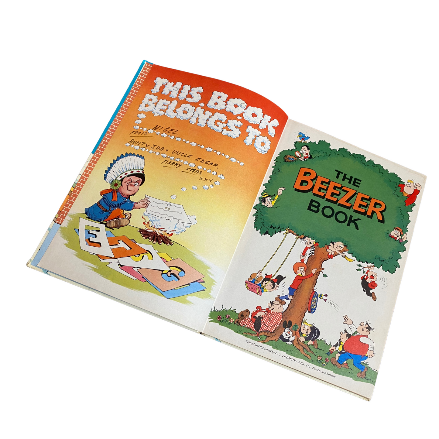 Vintage Beezer annual 1974. Great nostalgic gift idea