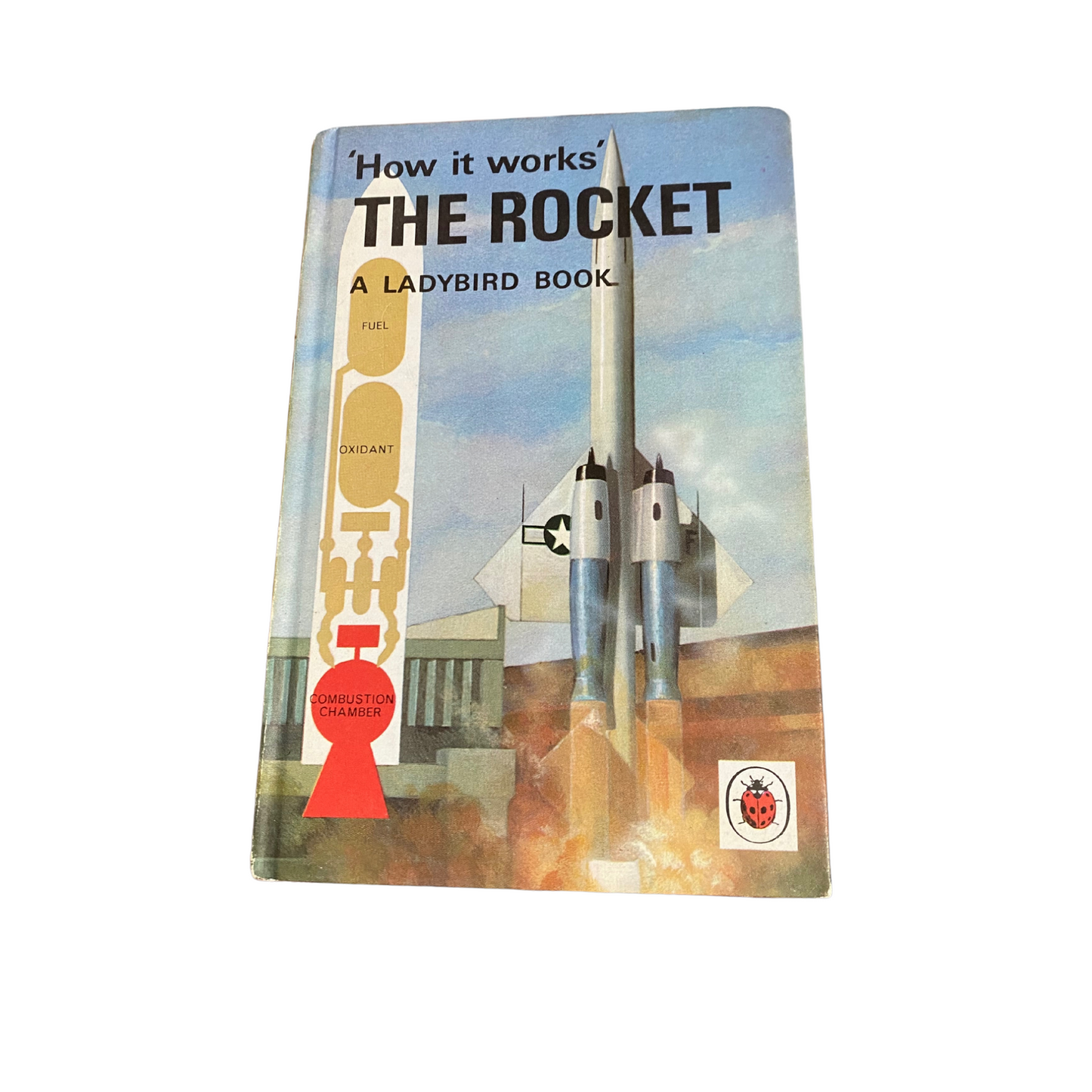 Vintage 1970s ladybird book, How it Works, The Rocket. Series 654