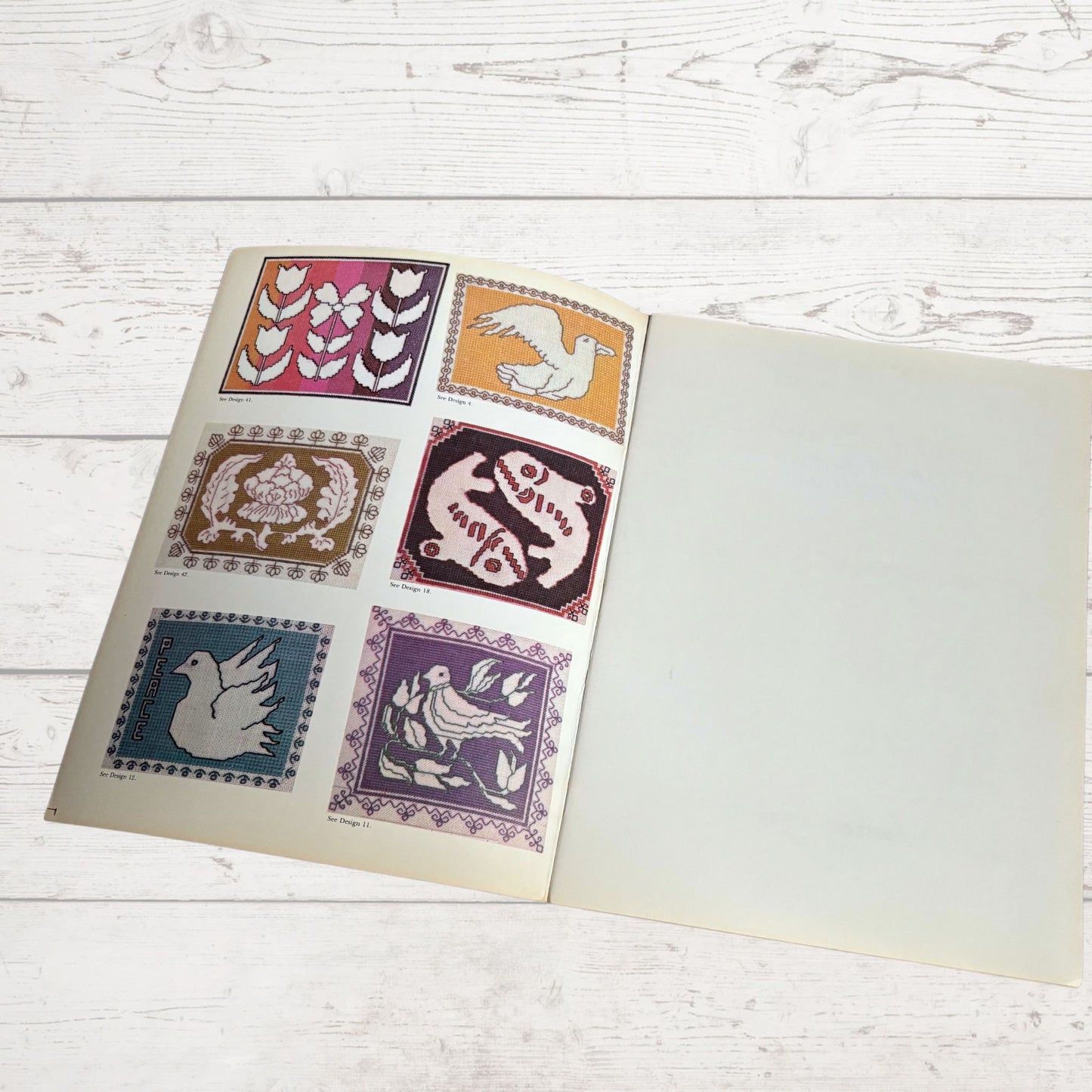 Assisi Embroidery: Technique and 42 Charted Designs by Pamela Miller Ness.  A 1970s Counted Thread Embroidery Vintage Book