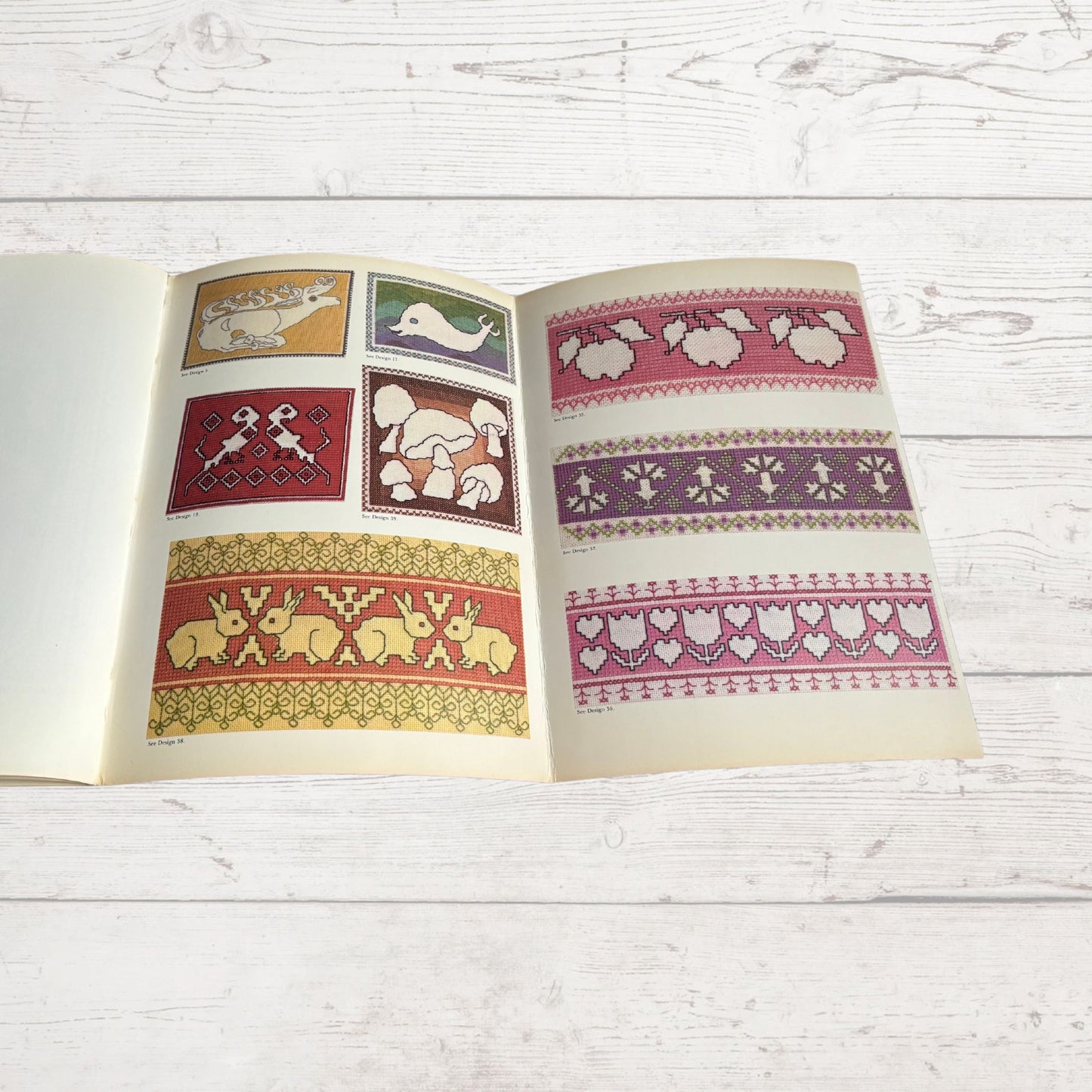 Assisi Embroidery: Technique and 42 Charted Designs by Pamela Miller Ness.  A 1970s Counted Thread Embroidery Vintage Book