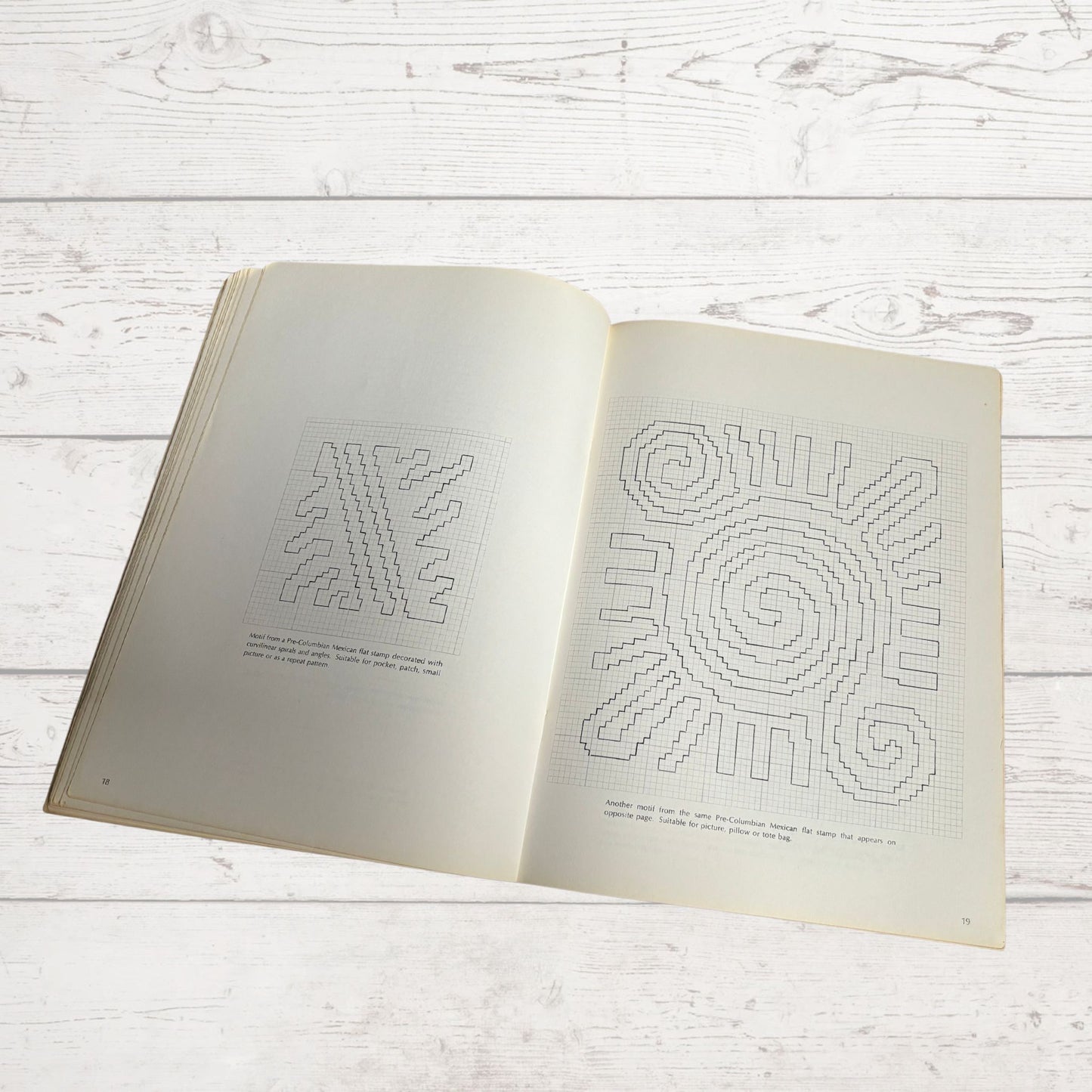 American Indian Needlepoint Designs by Roslyn Epstein. A 1970s Needlecraft Design Vintage Book