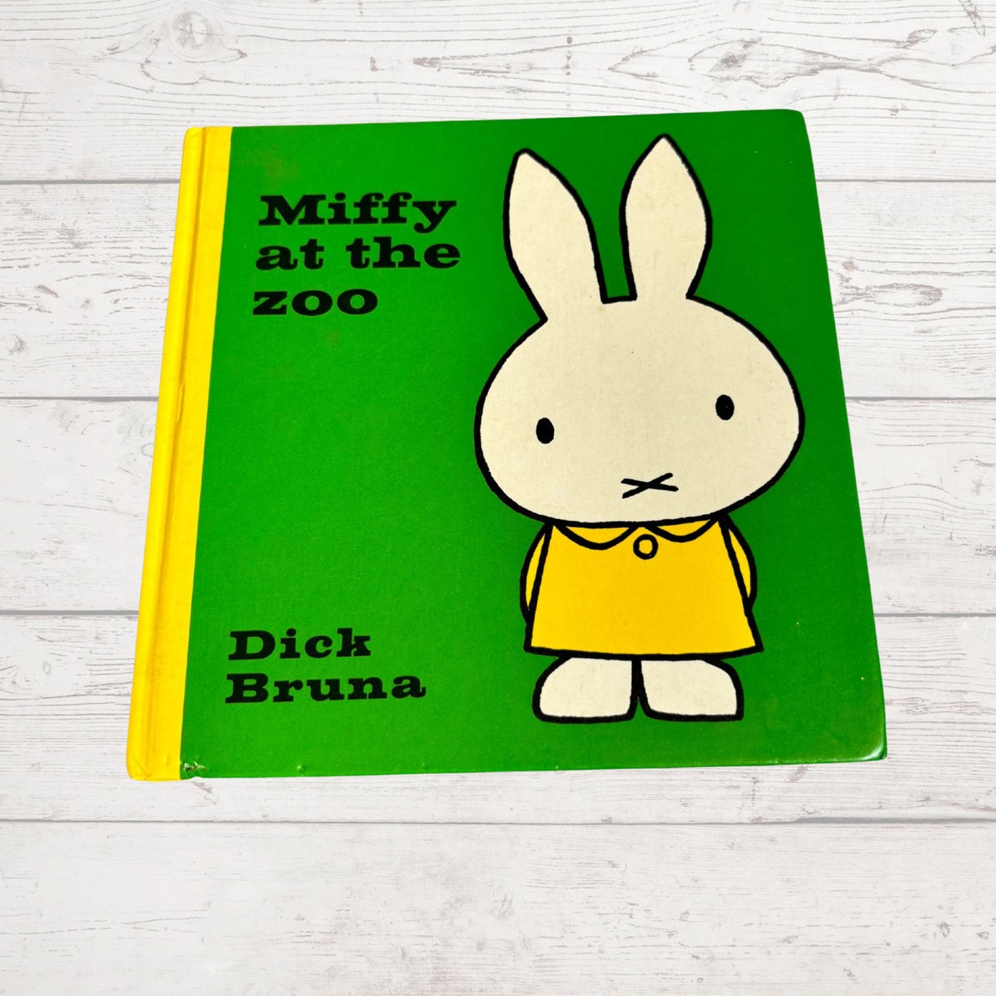 Vintage 1980s Dick Bruna Hardcover Children's Book - Miffy at the Zoo : A Bright and Colourful Tale of a Special Day Out