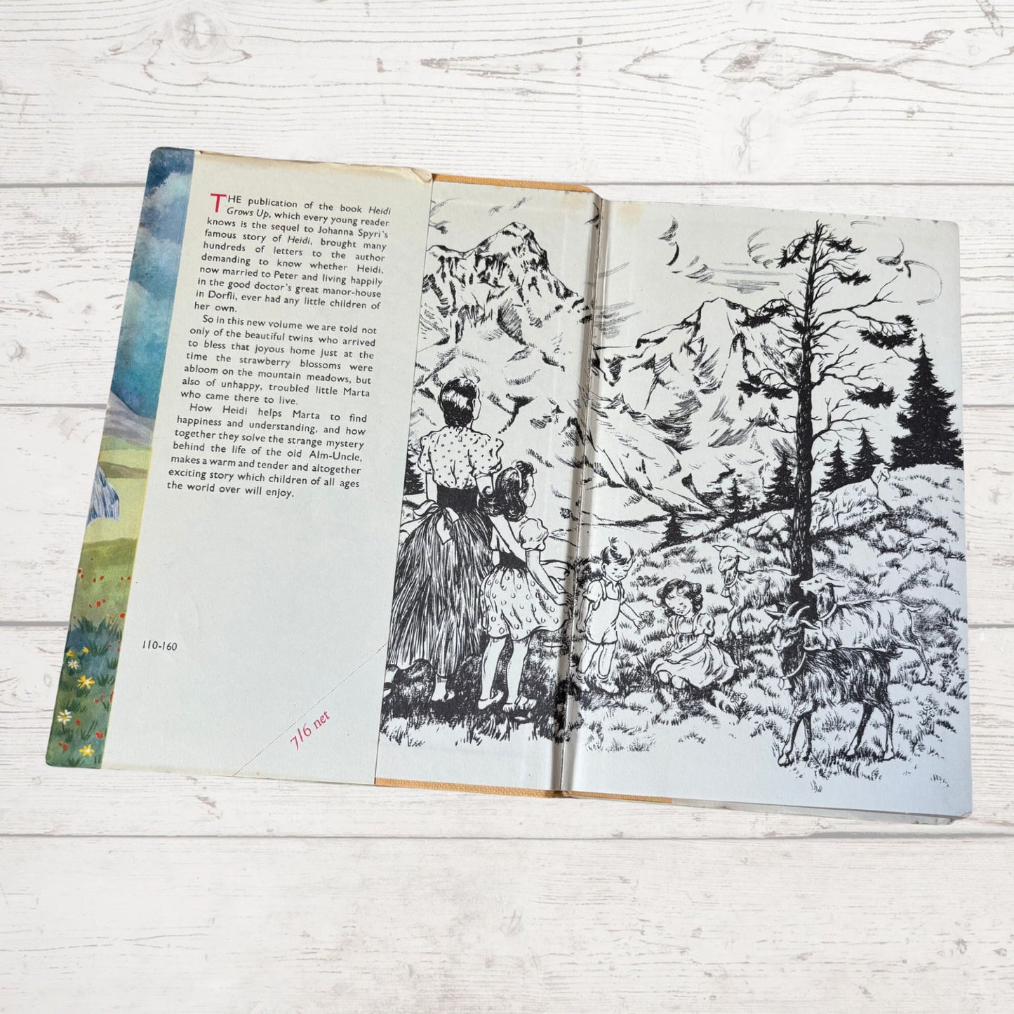 Heidi's Children: 1960s Hardcover Book with Original Dust Jacket