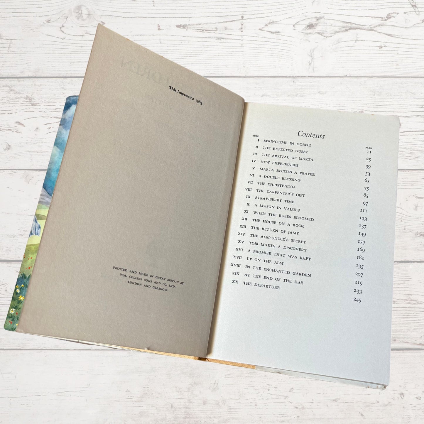 Heidi's Children: 1960s Hardcover Book with Original Dust Jacket