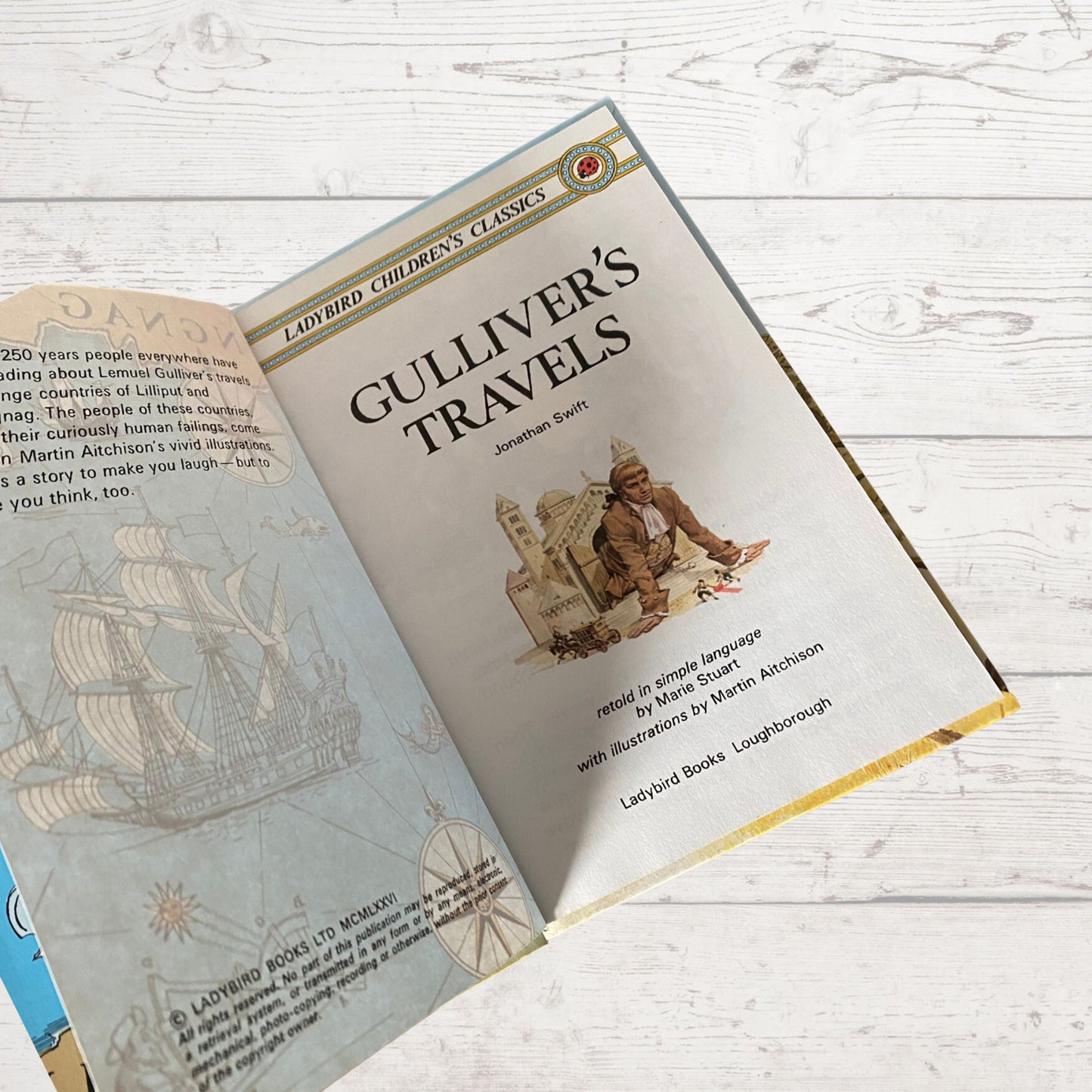 Gulliver’s Travels: Ladybird book Children’s Classics. Series 740. Nostalgic gift idea