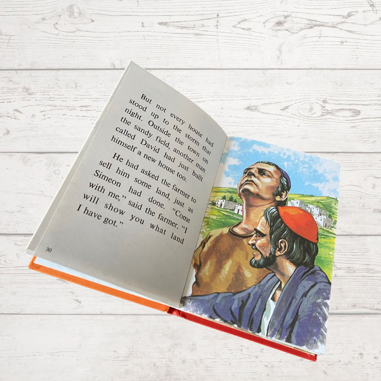 Vintage 1970s ladybird book, The Parable of The Two New Houses . Series 606A