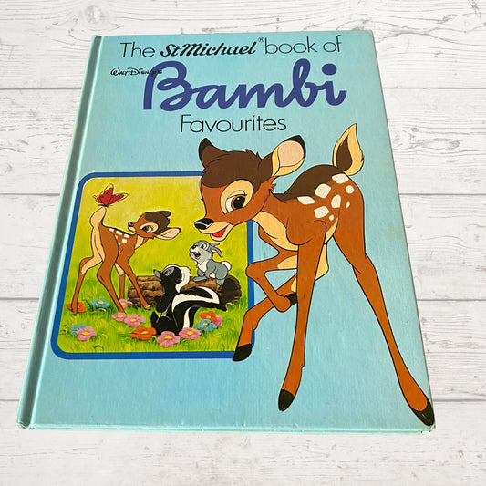 The St Michael book  of Bambi Favourites. Hardback picture story  book, 1978 . Great gift idea