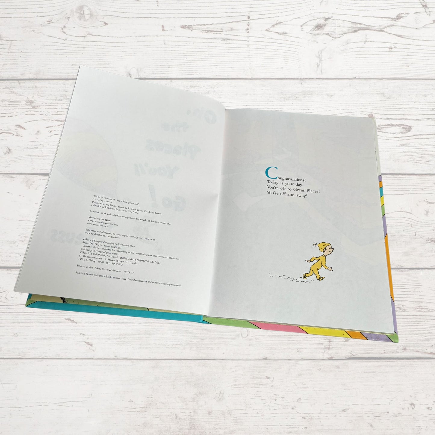 Vintage Dr. Seuss Picture Book. Oh the Places You’ll Go ! Hardback 1990 Edition