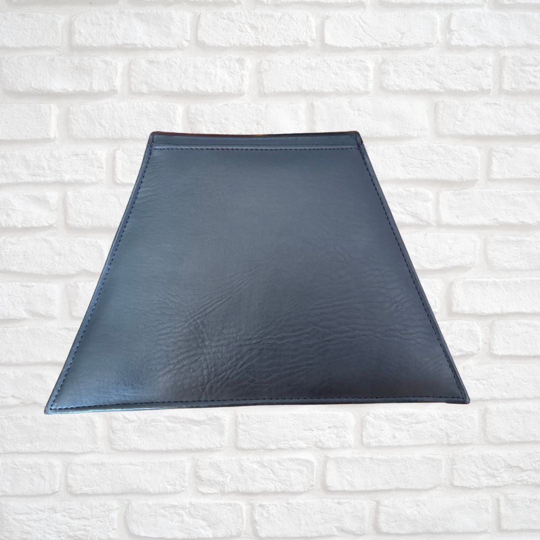 Vintage 60s Mod Style Navy Blue Triangle Cross Body Bag with Adjustable Shoulder Strap