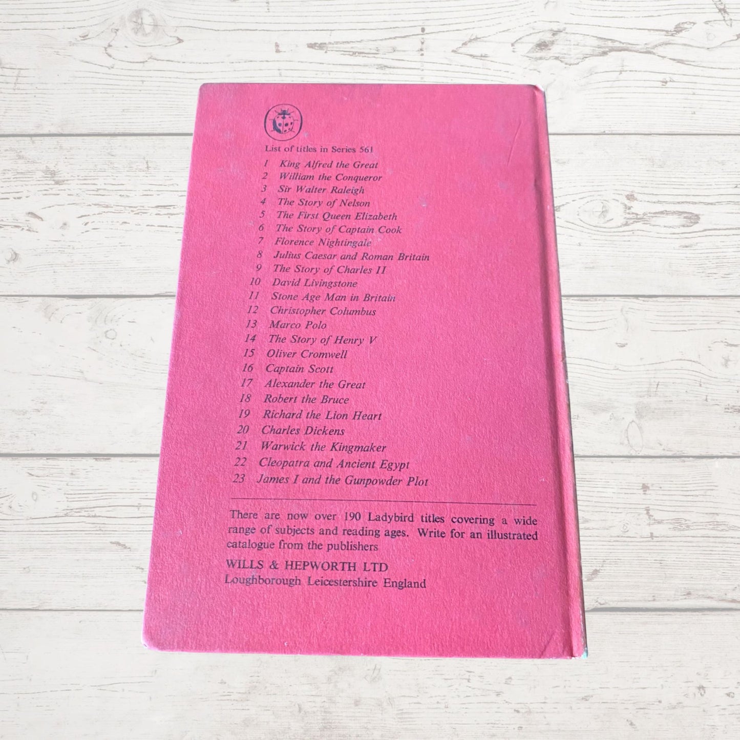 Vintage 1960s ladybird book, Sir Walter Raleigh  , An Adventure from History. Series 561