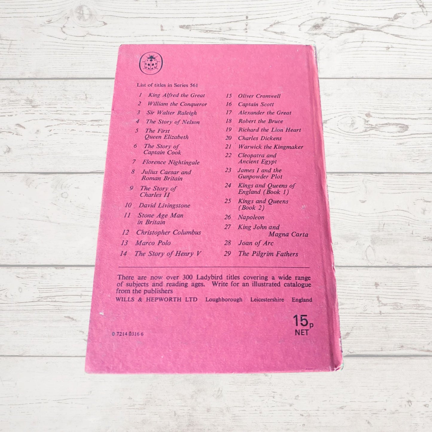 Vintage 1960s ladybird book, The Pilgrim Fathers,  Adventure from History. Series 561