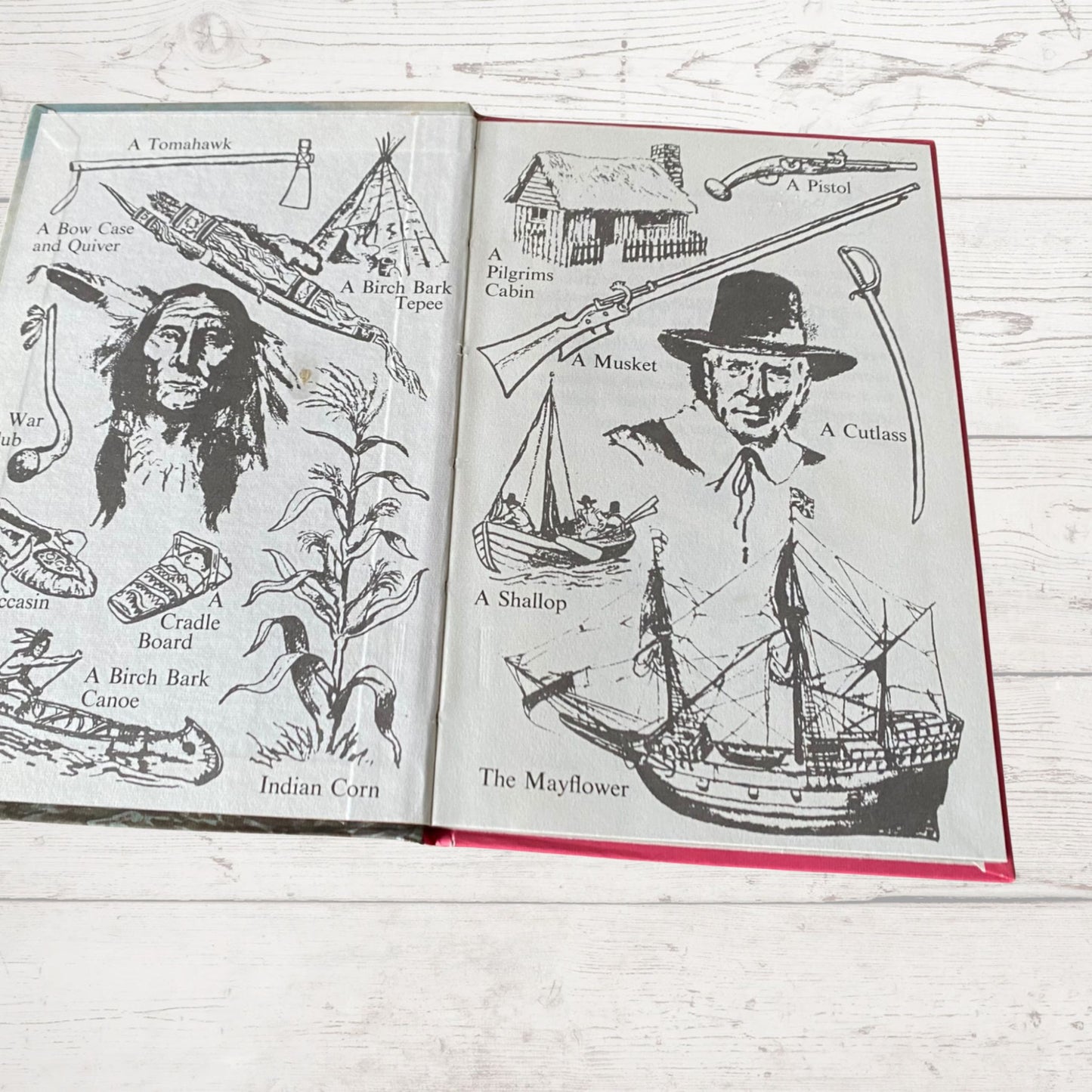 Vintage 1960s ladybird book, The Pilgrim Fathers,  Adventure from History. Series 561