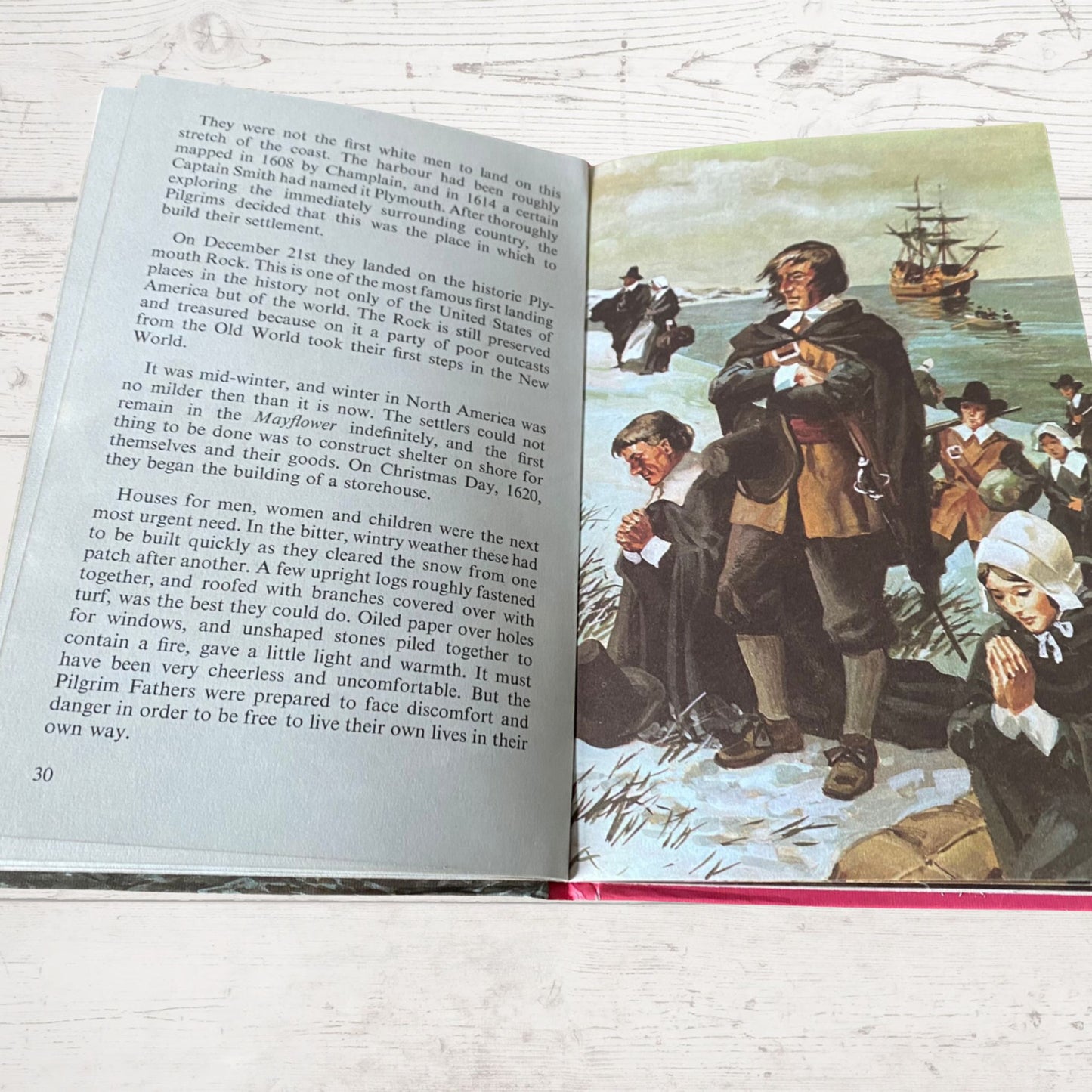 Vintage 1960s ladybird book, The Pilgrim Fathers,  Adventure from History. Series 561