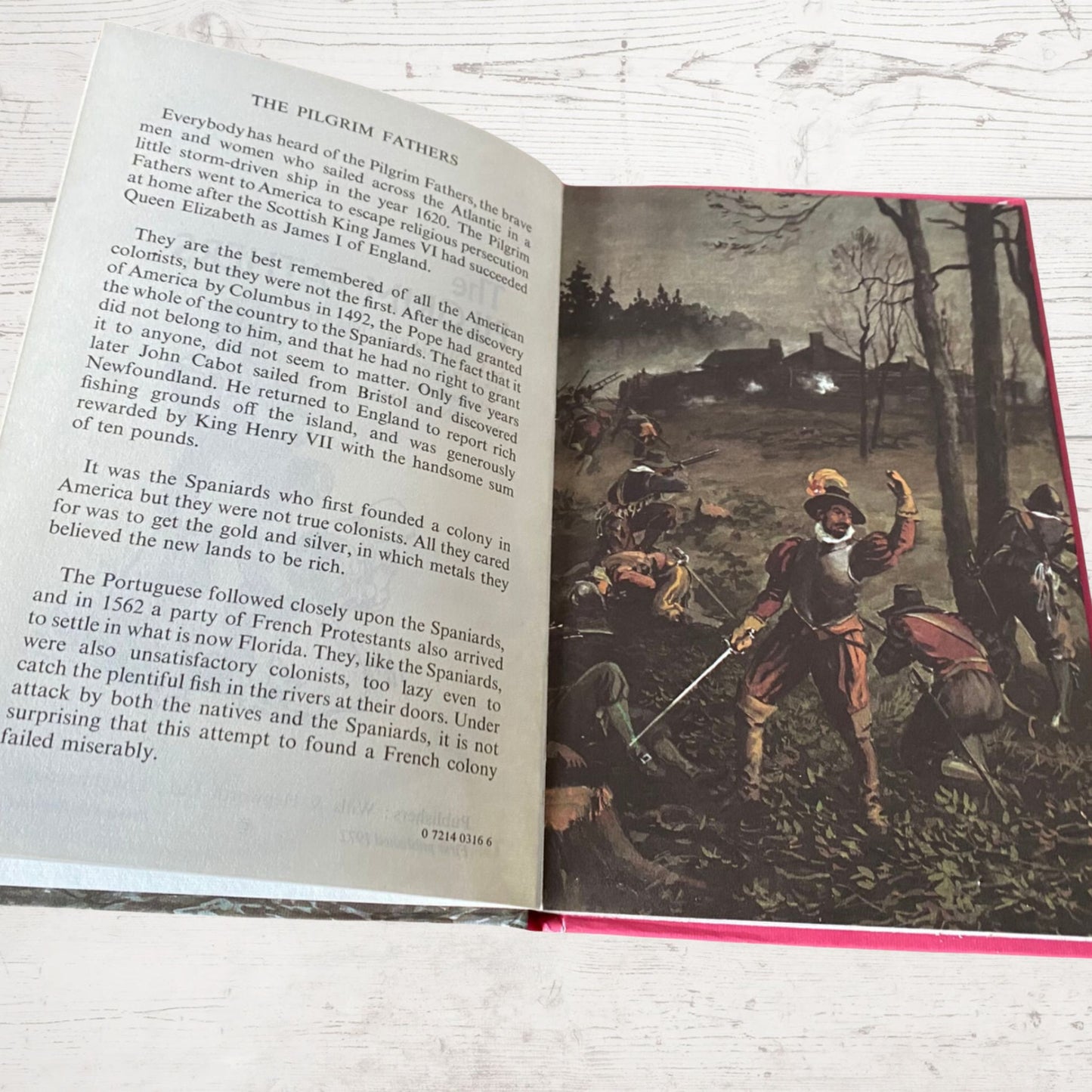 Vintage 1960s ladybird book, The Pilgrim Fathers,  Adventure from History. Series 561