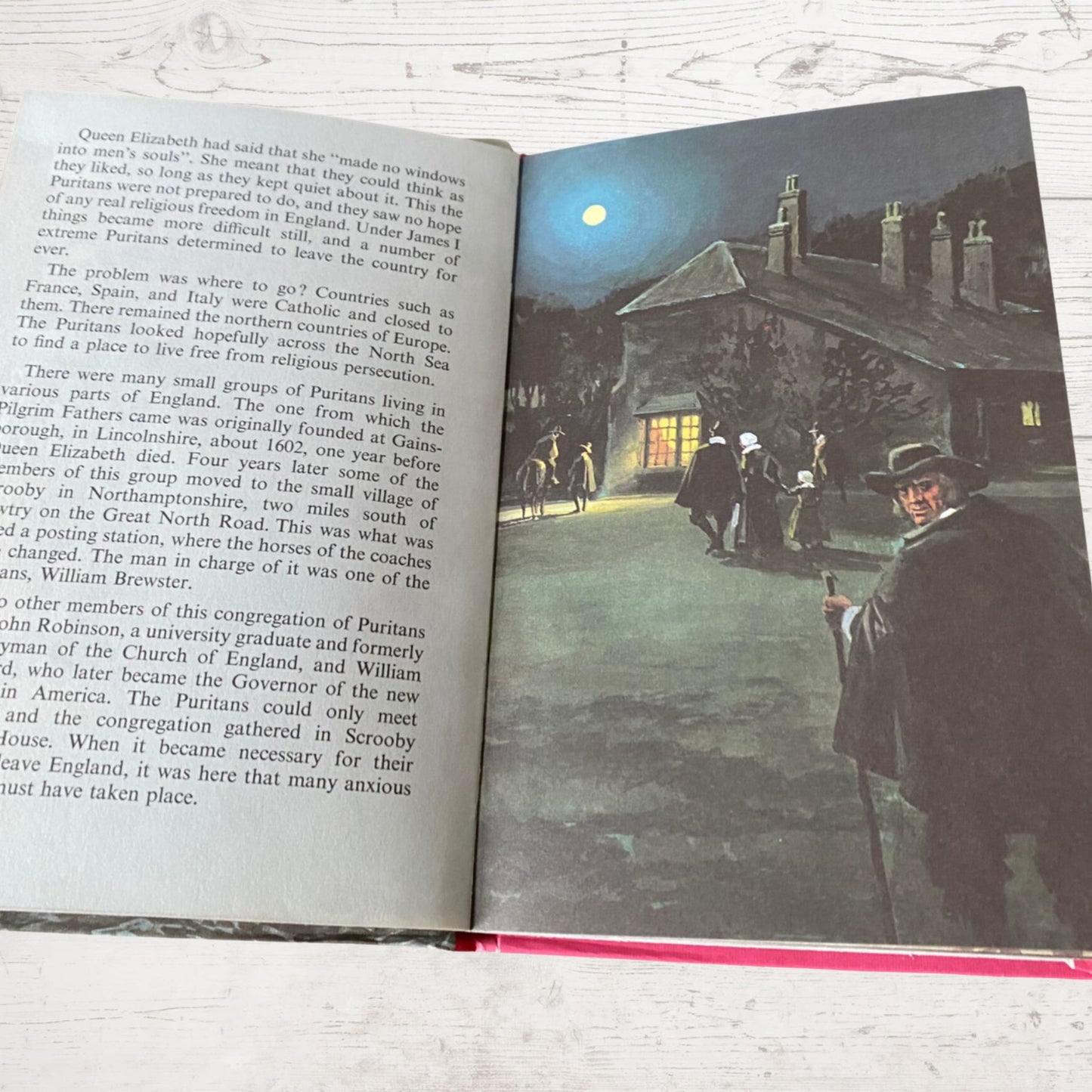 Vintage 1960s ladybird book, The Pilgrim Fathers,  Adventure from History. Series 561