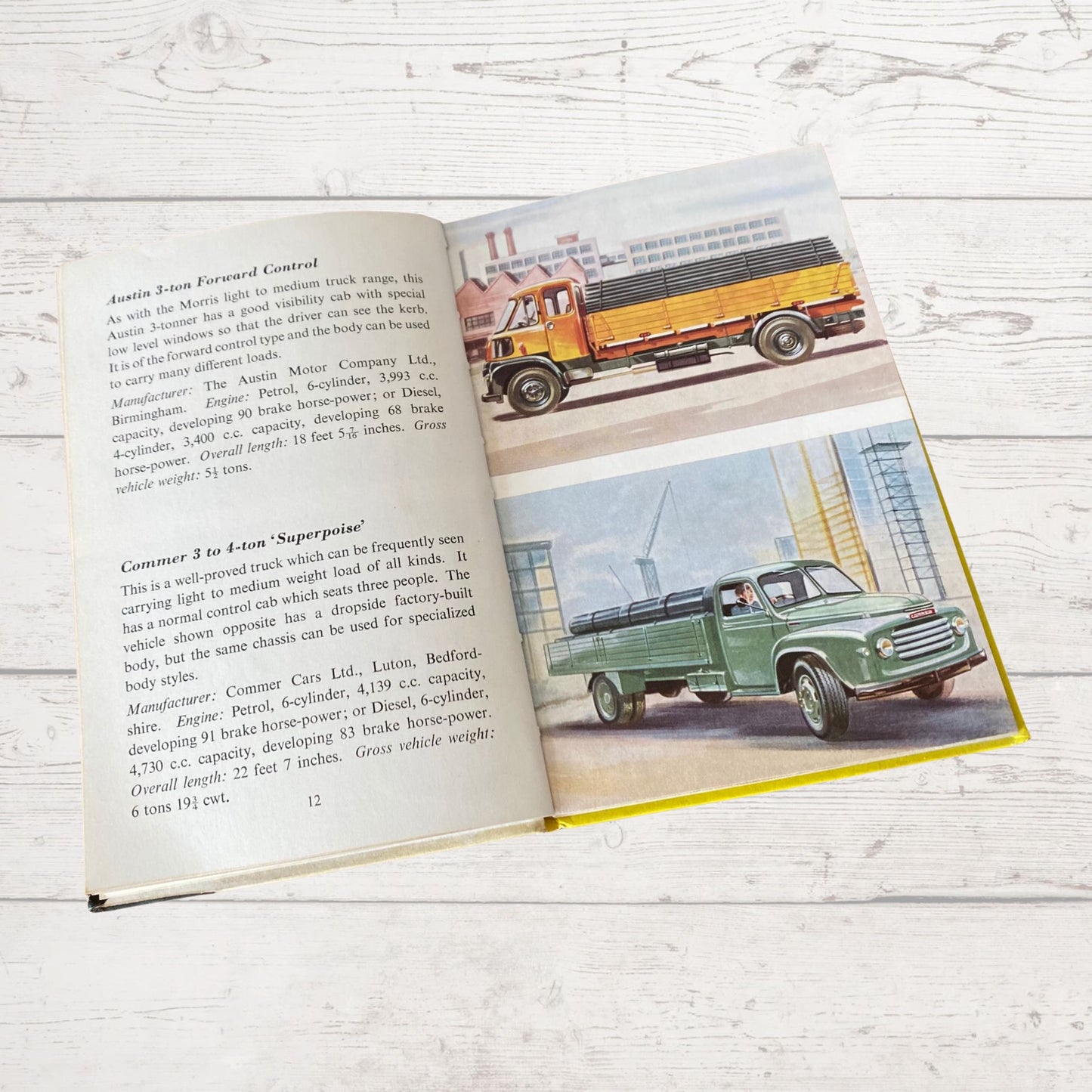 Vintage 1960s ladybird book, The Ladybird Book of Commercial Vehicles,  Series 584