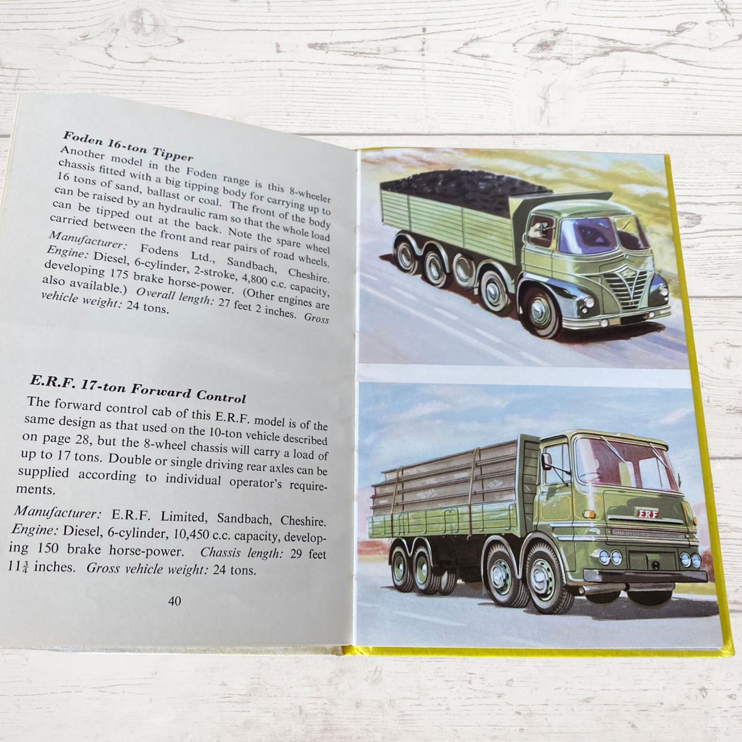 Vintage 1960s ladybird book, The Ladybird Book of Commercial Vehicles,  Series 584