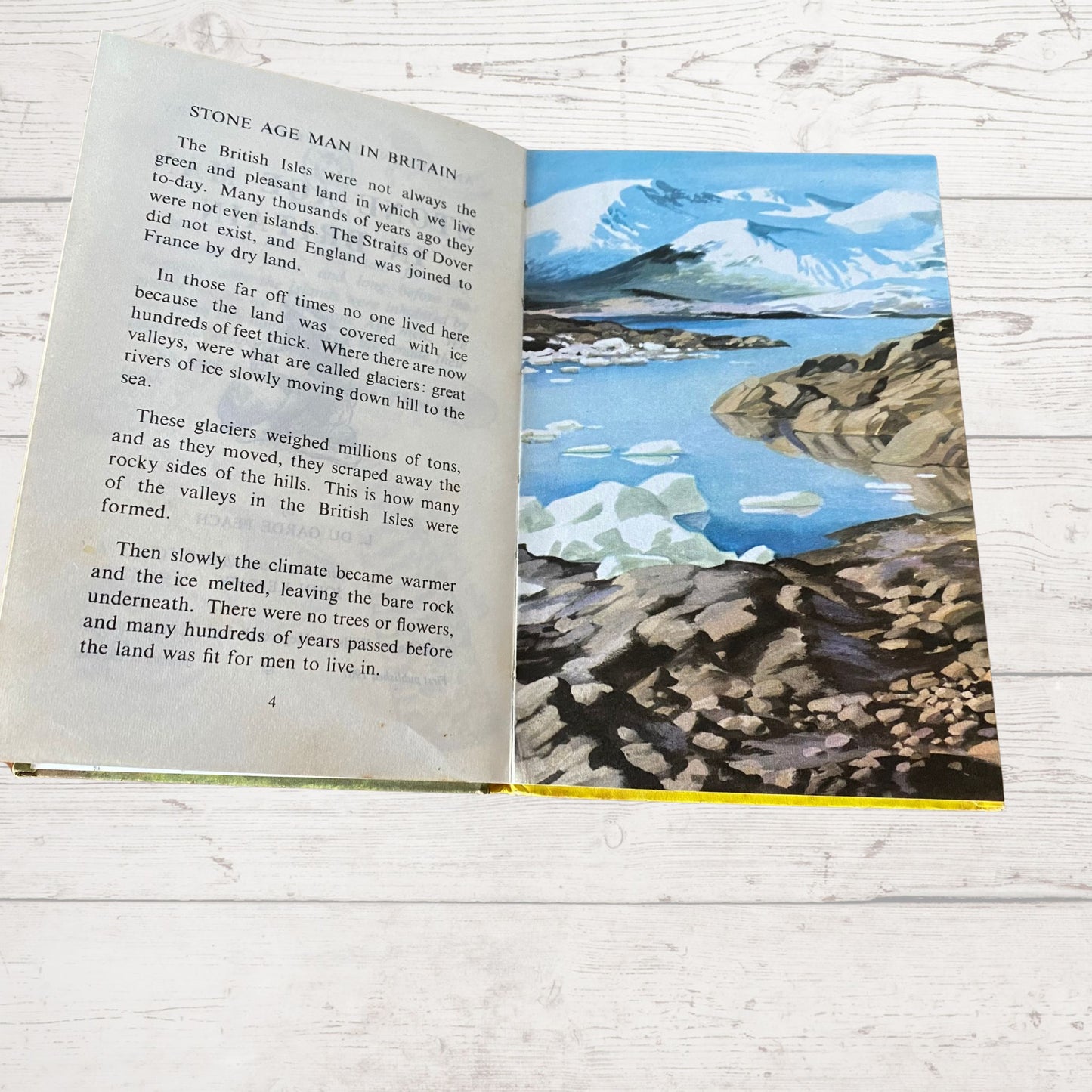 Vintage 1960s ladybird book.  Stone Age Man in Britain . An Adventure from History. Series 561