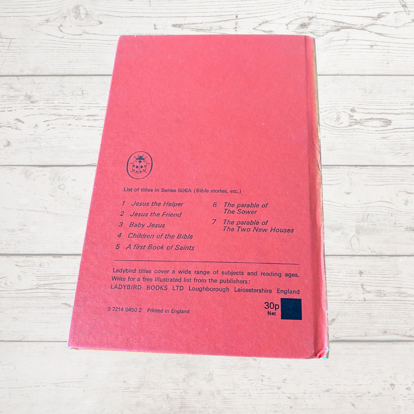 Vintage 1970s ladybird book, The Parable of The Two New Houses . Series 606A