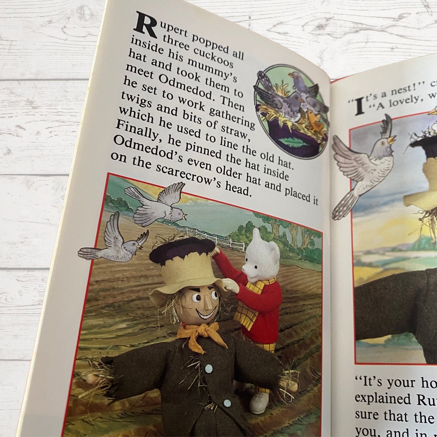 Rupert and the Old Hat. Rupert Bear Story.Vintage ladybird book. Great gift idea