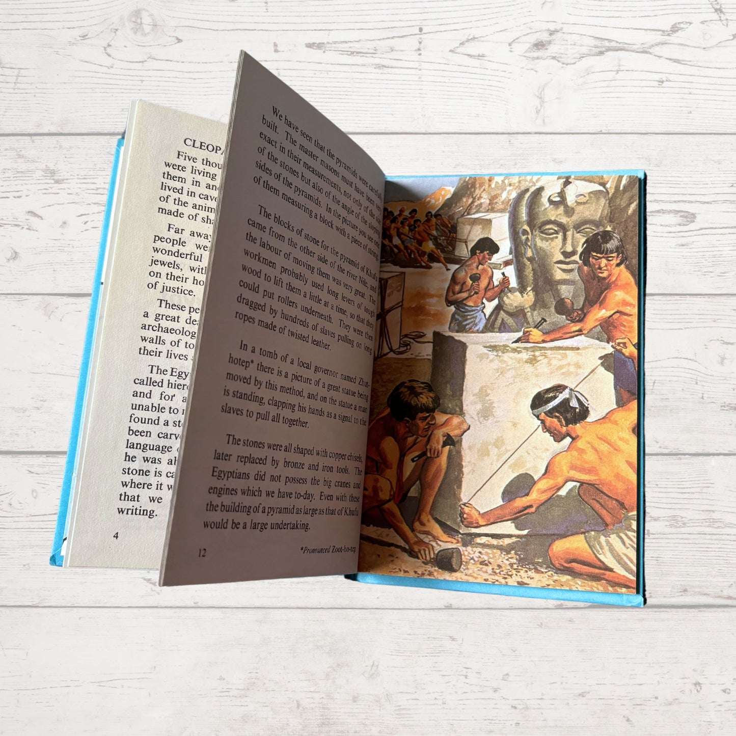 Vintage 1970s ladybird book, Cleopatra and Ancient Egypt. Series 561