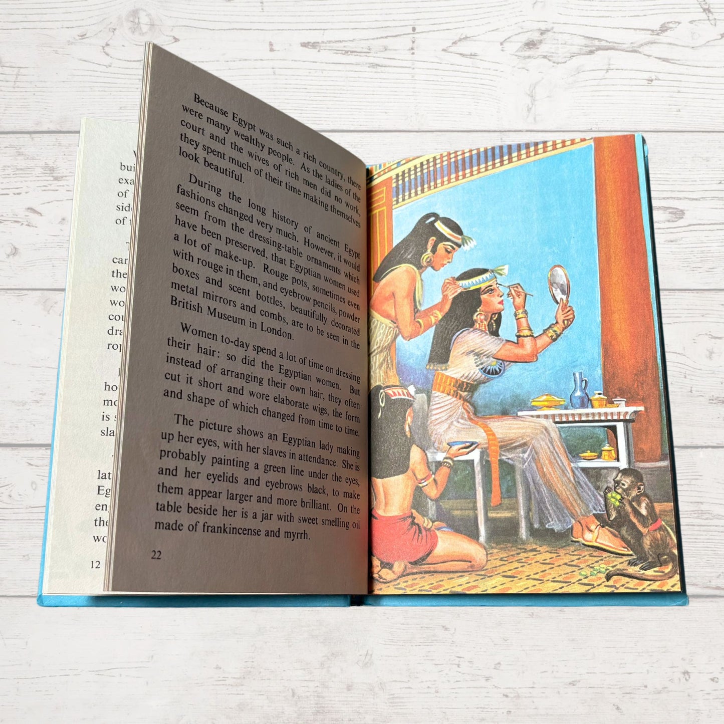 Vintage 1970s ladybird book, Cleopatra and Ancient Egypt. Series 561