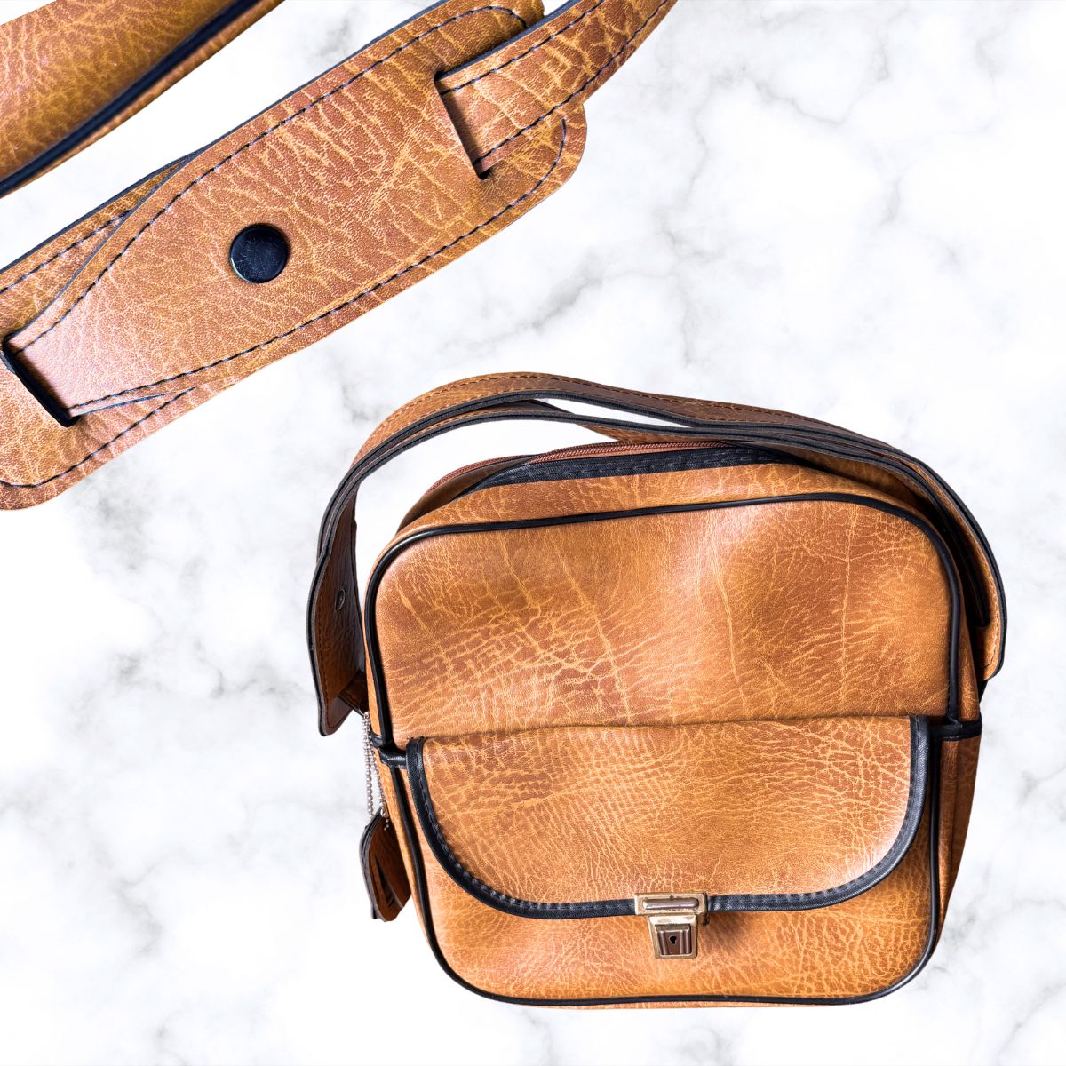 Vintage AA Unisex Travel Holdall/ Cabin Bag with Multiple Compartments