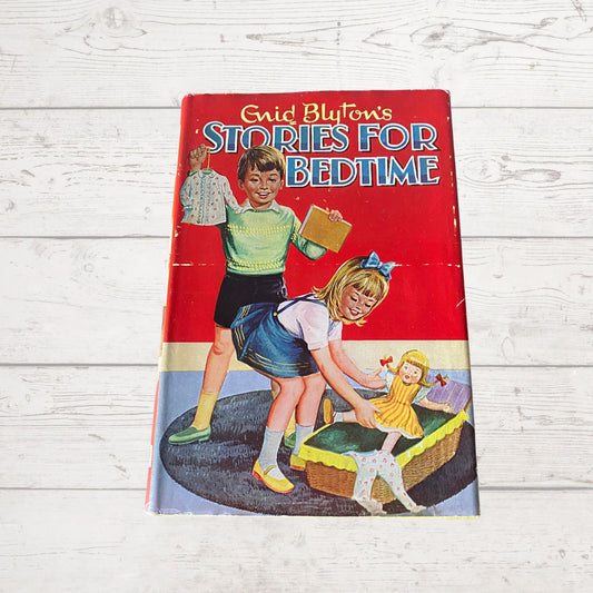 Stories for Bedtime - Vintage 1960s Hardback Book with Dust Jacket by Enid Blyton. Great nostalgic/ children’s gift idea