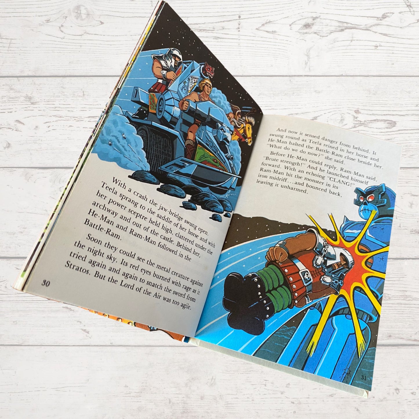 Castle Grayskull Under Attack ! He - Man. Masters of the Universe. Vintage ladybird book. Great gift idea