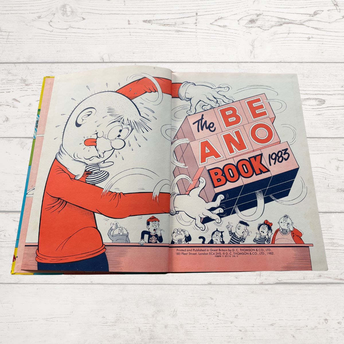 Vintage Beano Book 1983. Classic Comic Strip Annual for Nostalgic Reading & Collecting. Great Gift idea