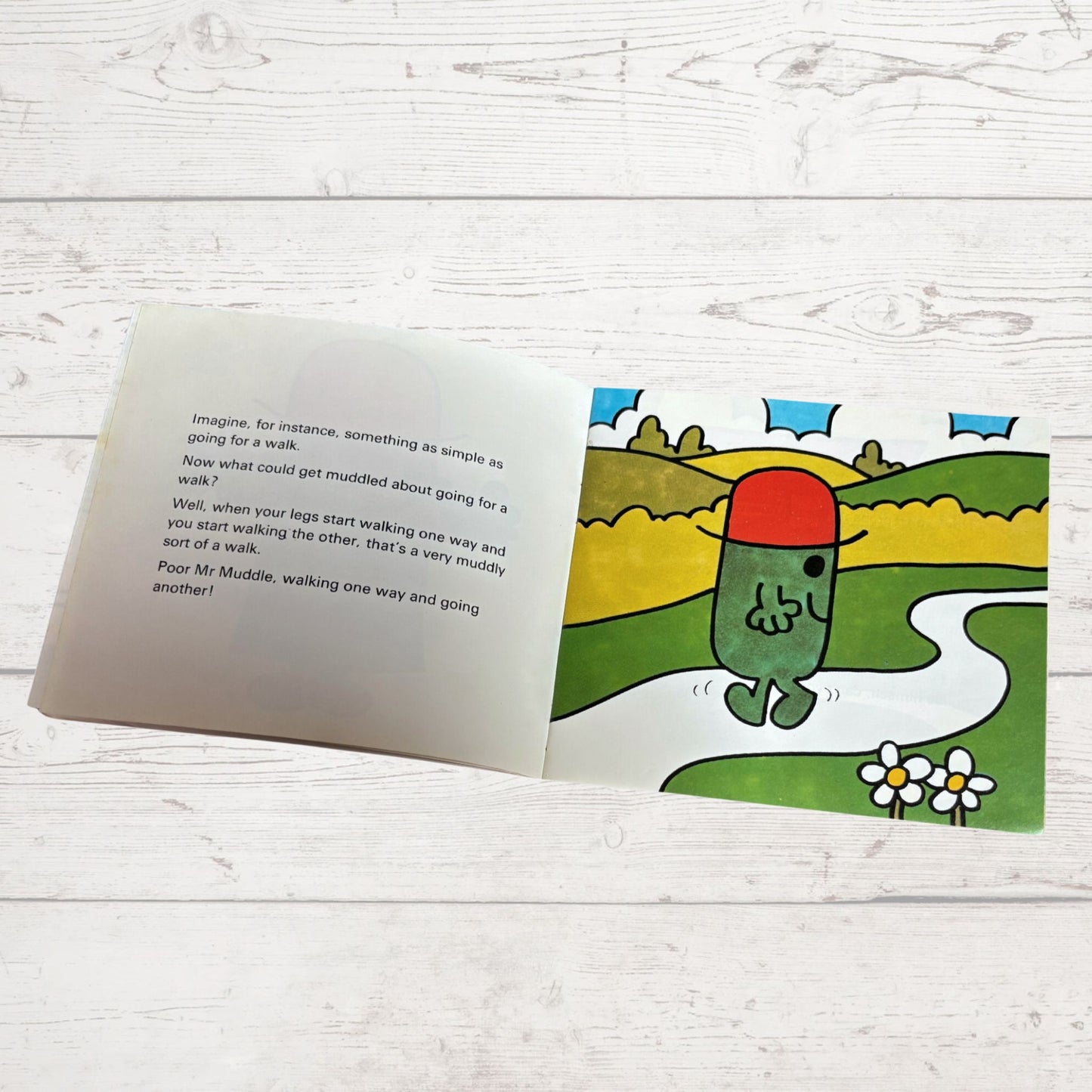 Mr. Muddle by Roger Hargreaves. Original 1970s The Mr Men series. 1976 edition.Great gift idea