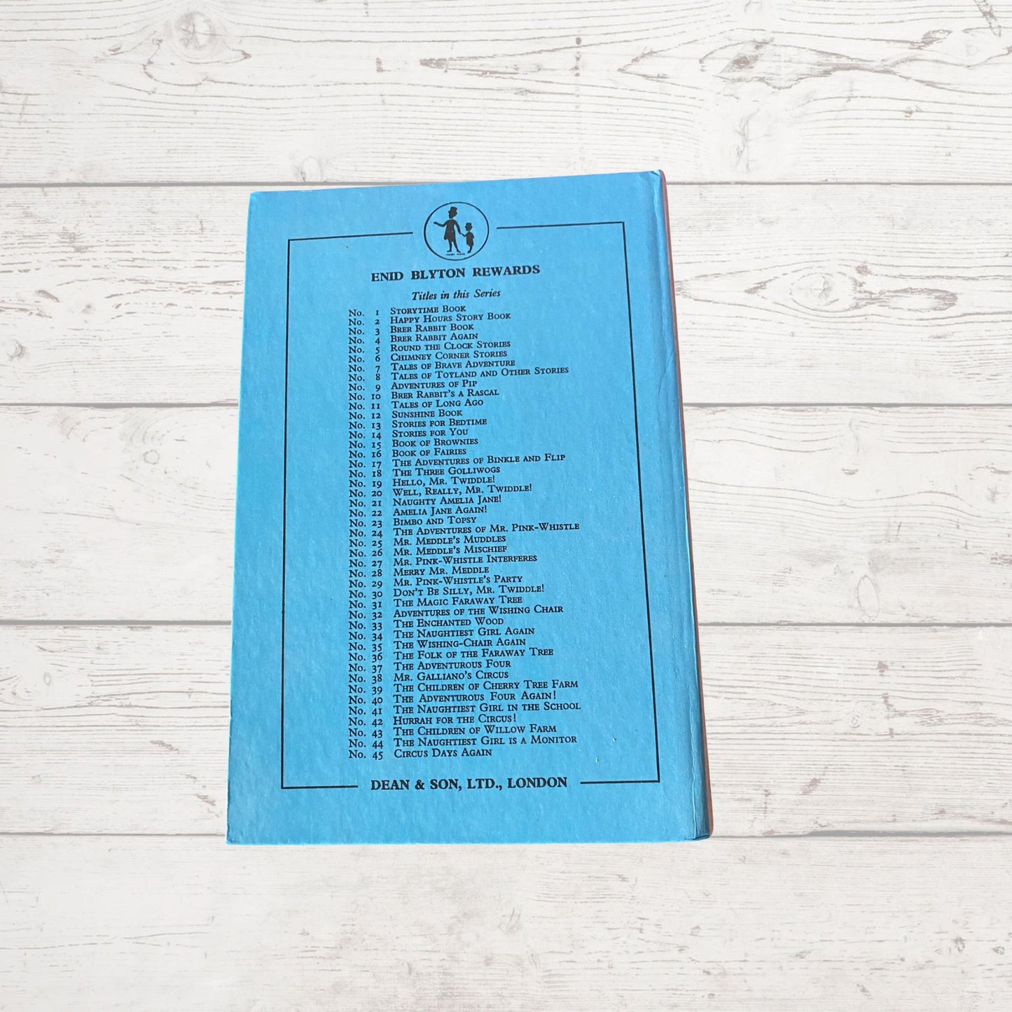 Mr Pink Whistle Interferes. 1970s Dean & son Hardback Book by Enid Blyton