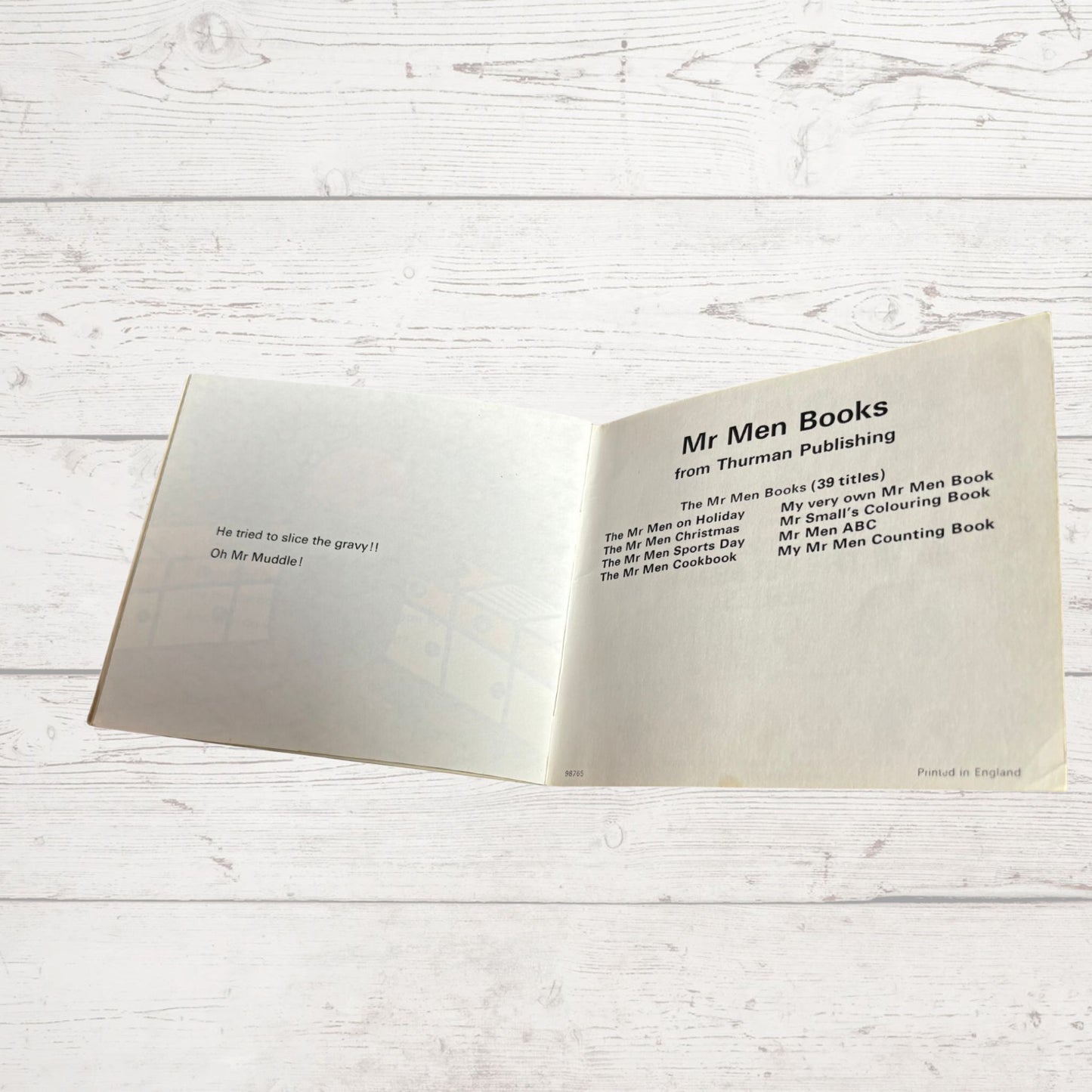 Mr. Muddle by Roger Hargreaves. Original 1970s The Mr Men series. 1976 edition.Great gift idea