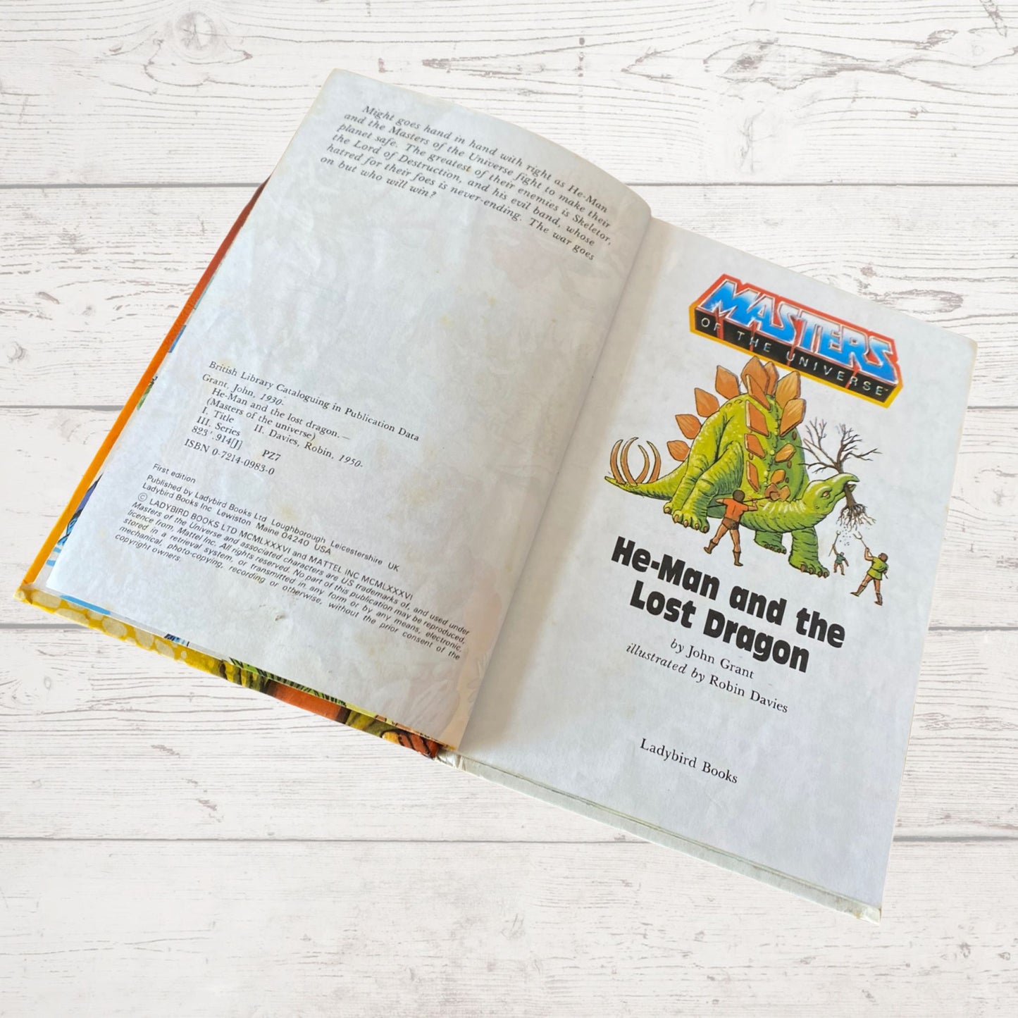 He - Man and the Lost Dragon.Masters of the Universe. Vintage ladybird book. Great gift idea