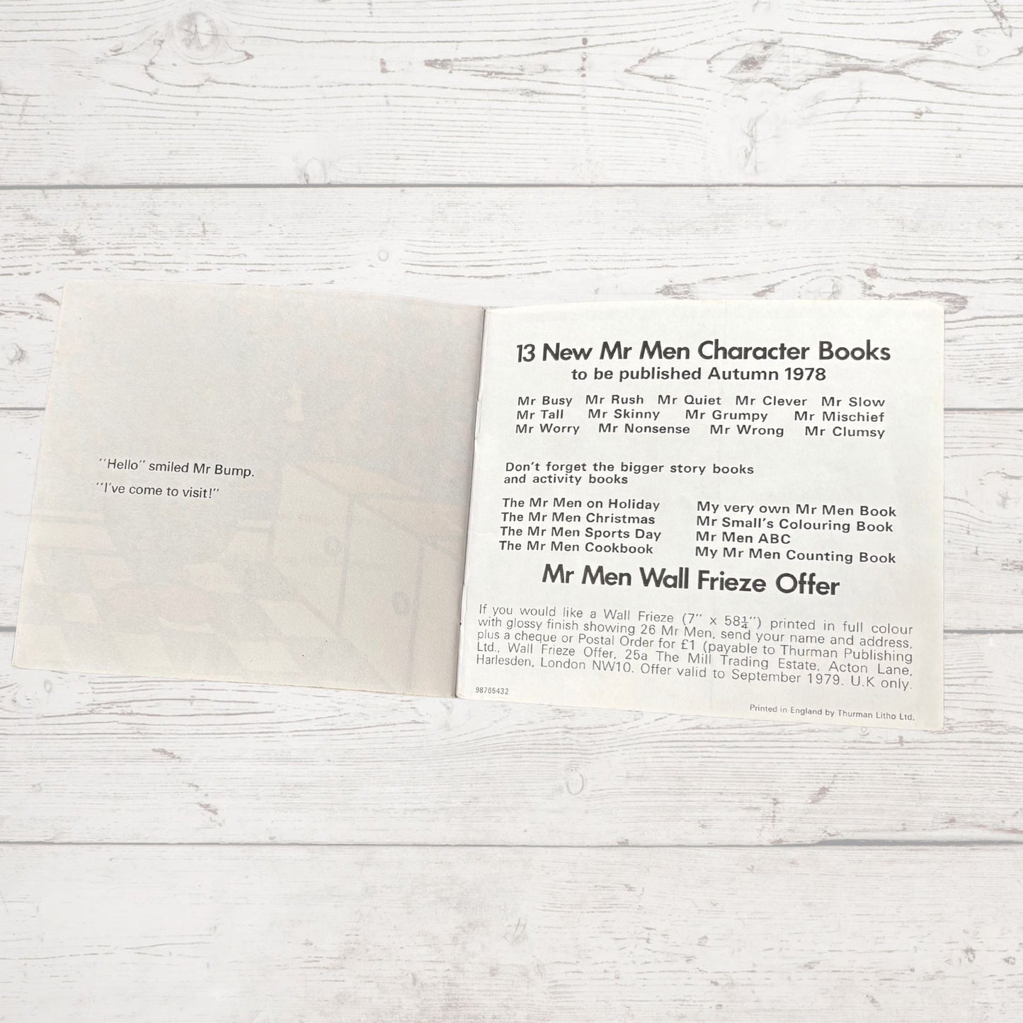 Mr. Fussy by Roger Hargreaves. Original 1970s The Mr Men series. 1976 edition. Great gift idea