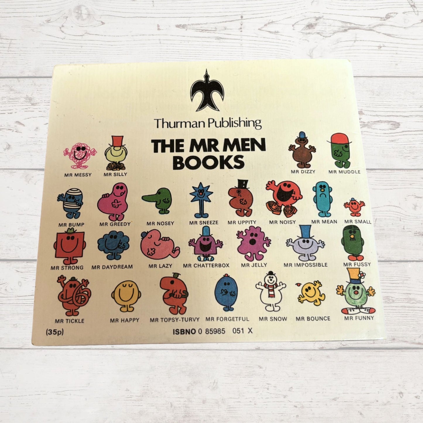 Mr. Impossible by Roger Hargreaves. Original 1970s The Mr Men series. 1976   edition.Great gift idea