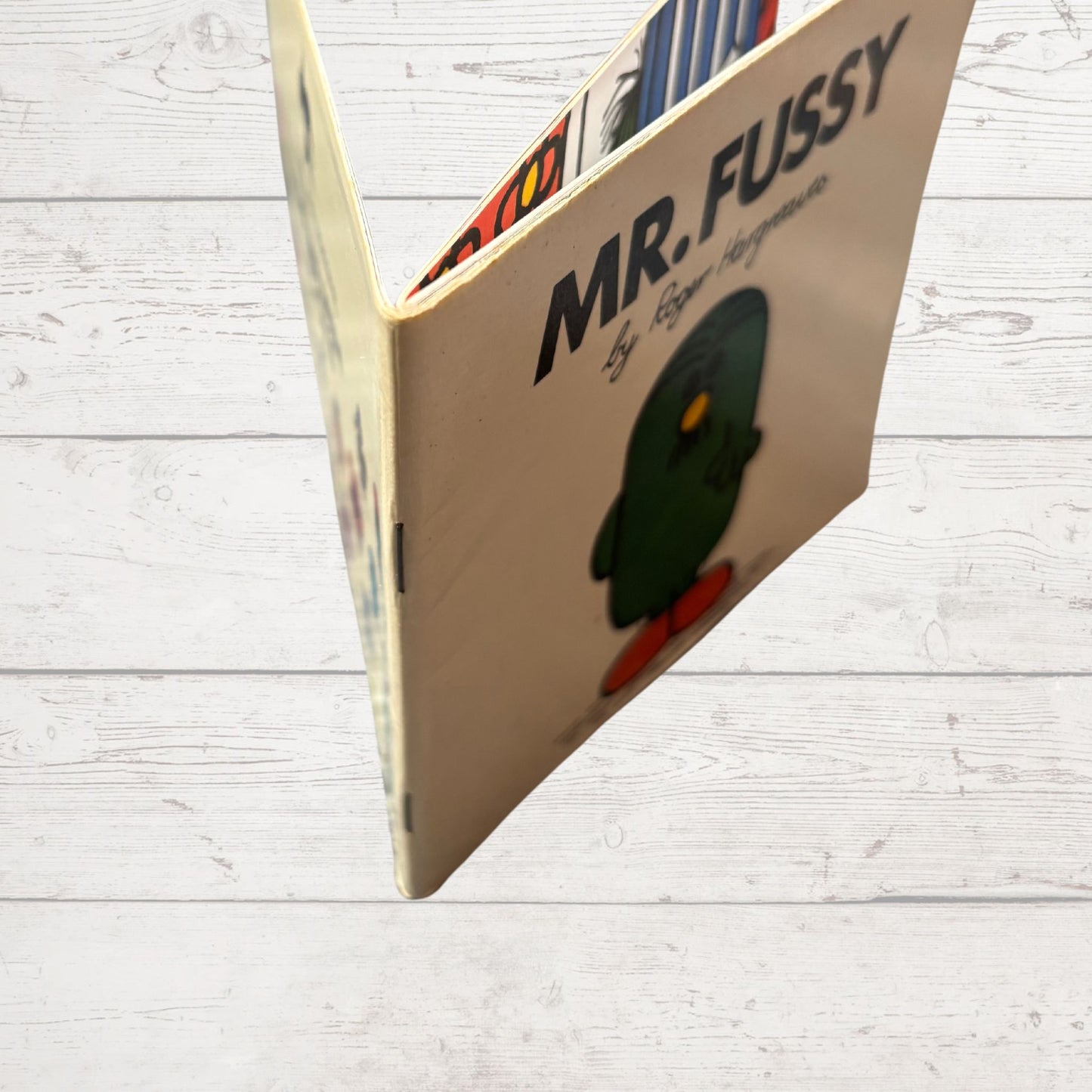Mr. Fussy by Roger Hargreaves. Original 1970s The Mr Men series. 1976 edition. Great gift idea