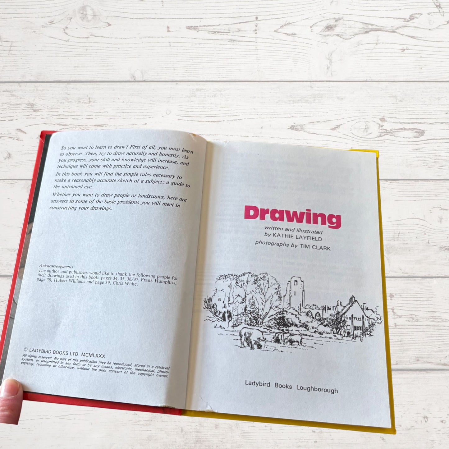 Drawing. 1980s Ladybird Learnabout Book. Series 634 .Great Gift Idea