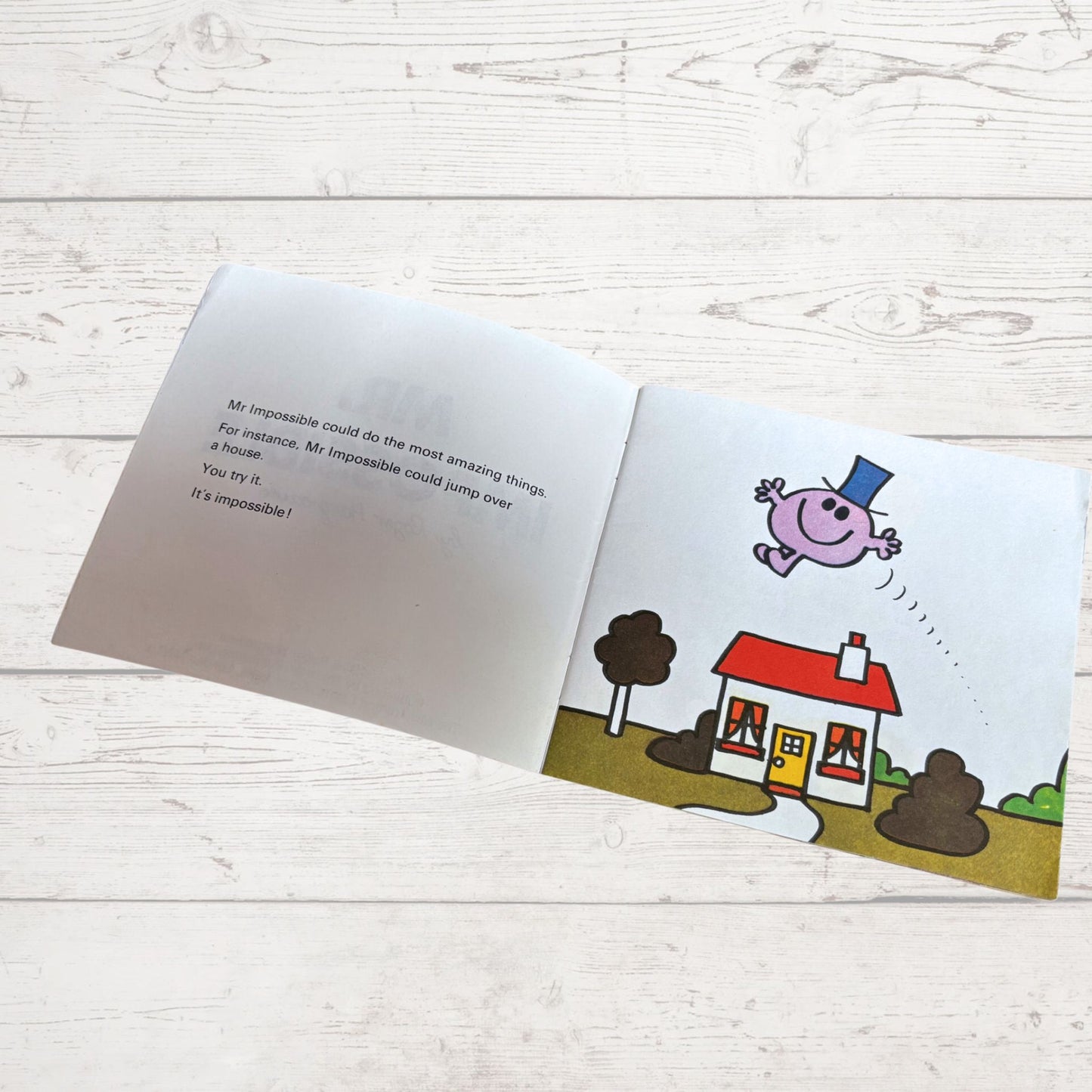 Mr. Impossible by Roger Hargreaves. Original 1970s The Mr Men series. 1976   edition.Great gift idea