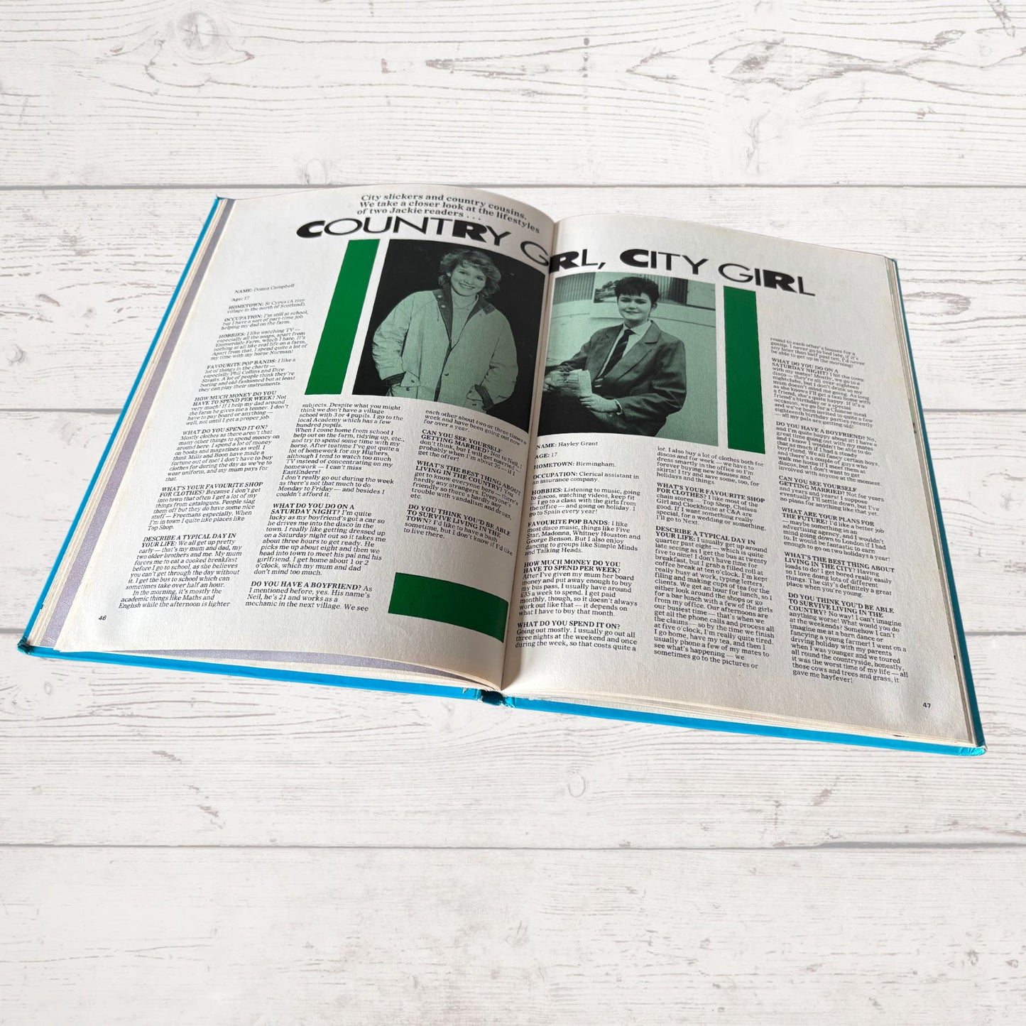 Vintage Jackie Annual 1987, full of fiction, fashion, fun and nostalgia. Great gift idea