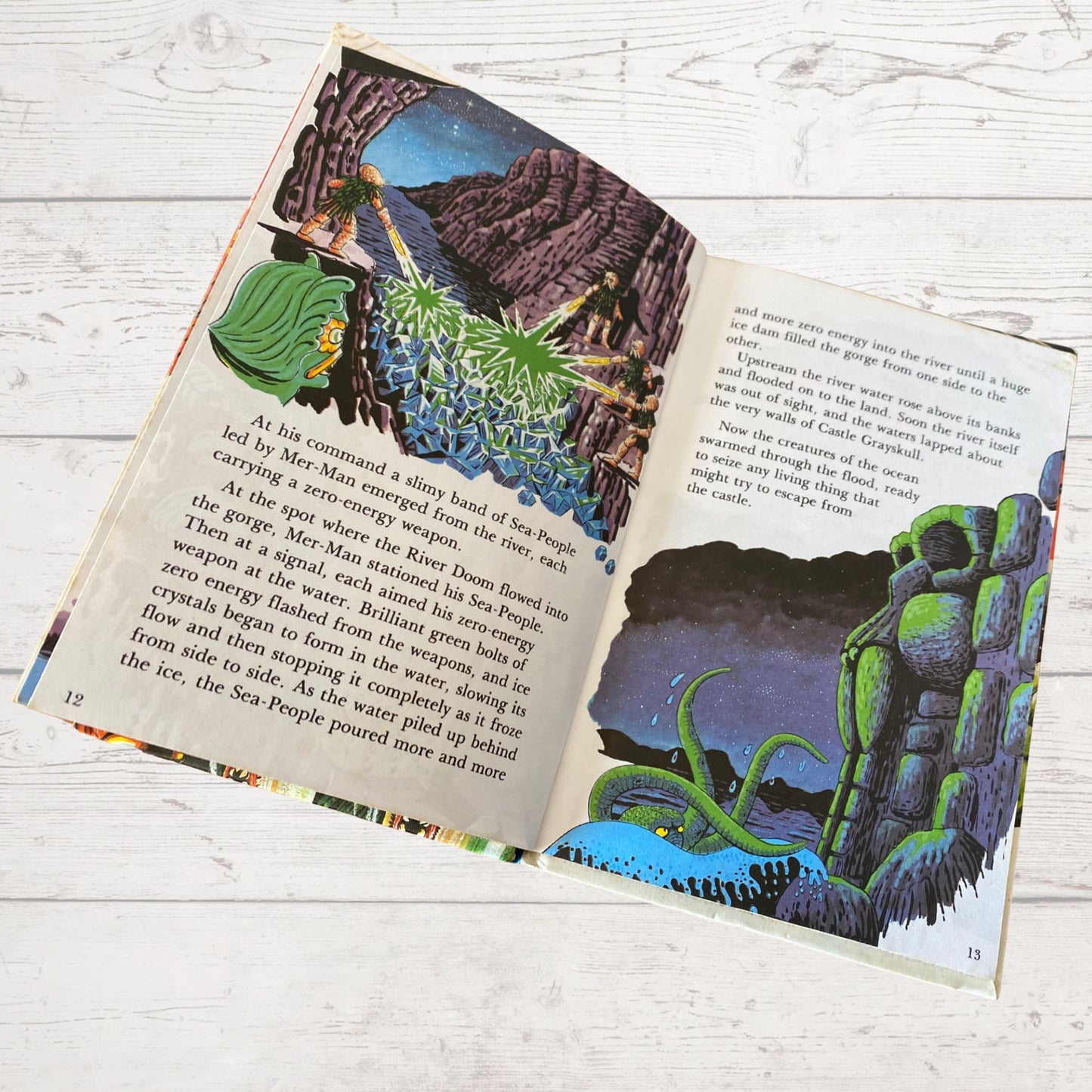 Castle Grayskull Under Attack ! He - Man. Masters of the Universe. Vintage ladybird book. Great gift idea