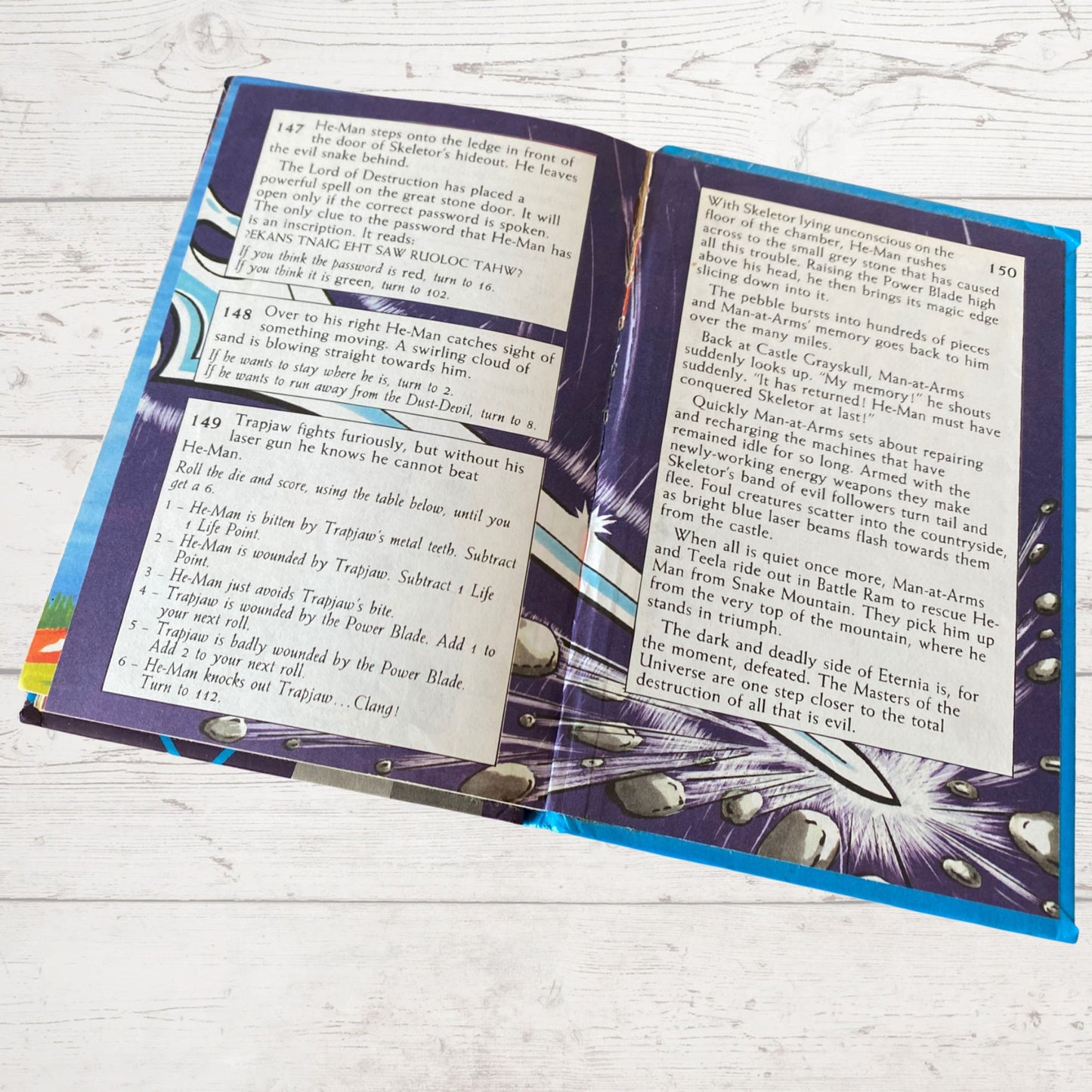 He - Man and The Memory Stone Masters of the Universe. Adventure Game Vintage ladybird book. Great gift idea
