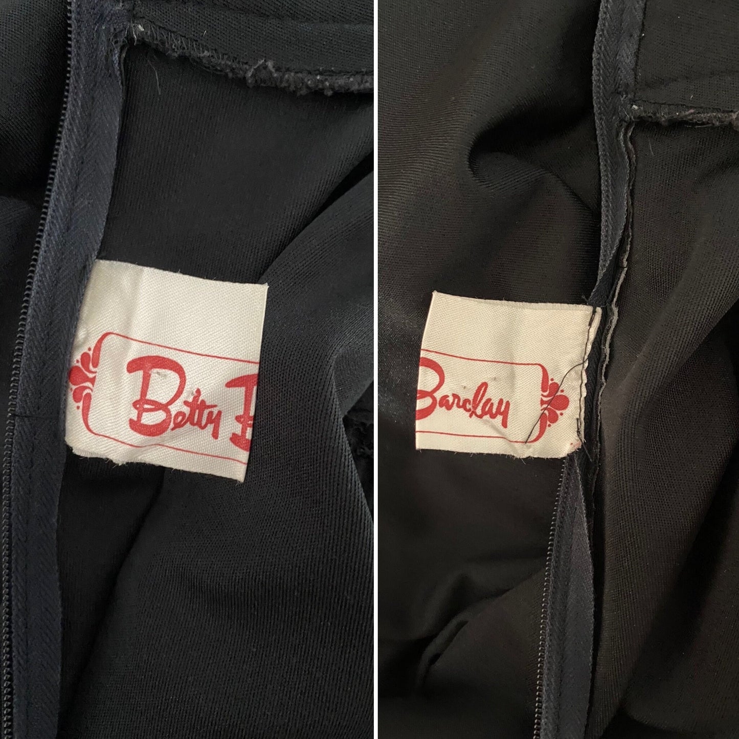 70s Black Maxi Dress with Short Angel Sleeves by Betty Barclay. Approx UK size 10-12