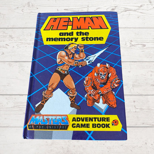 He - Man and The Memory Stone Masters of the Universe. Adventure Game Vintage ladybird book. Great gift idea
