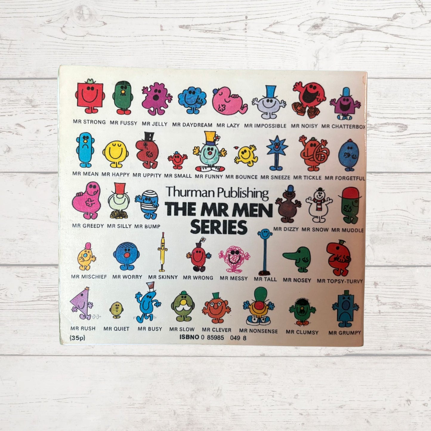 Mr. Muddle by Roger Hargreaves. Original 1970s The Mr Men series. 1976 edition.Great gift idea