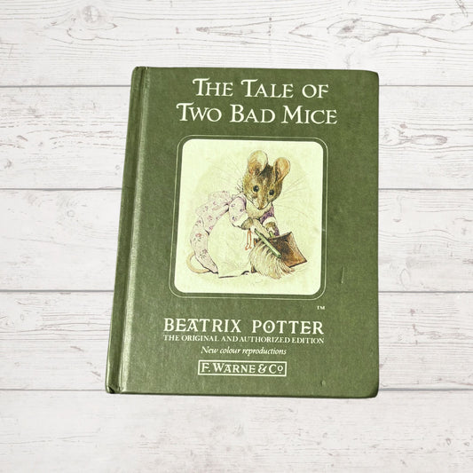 The Tale of Two Bad Mice. Vintage Beatrix Potter book. 1987 edition