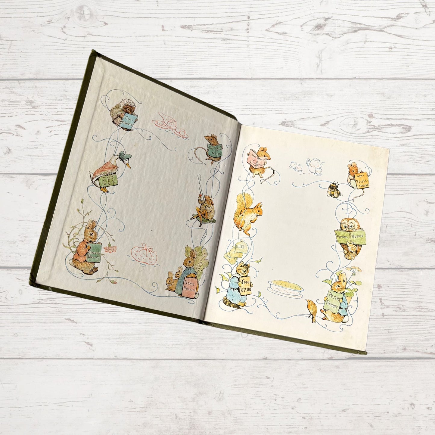 The Tale of Two Bad Mice. Vintage Beatrix Potter book. 1987 edition